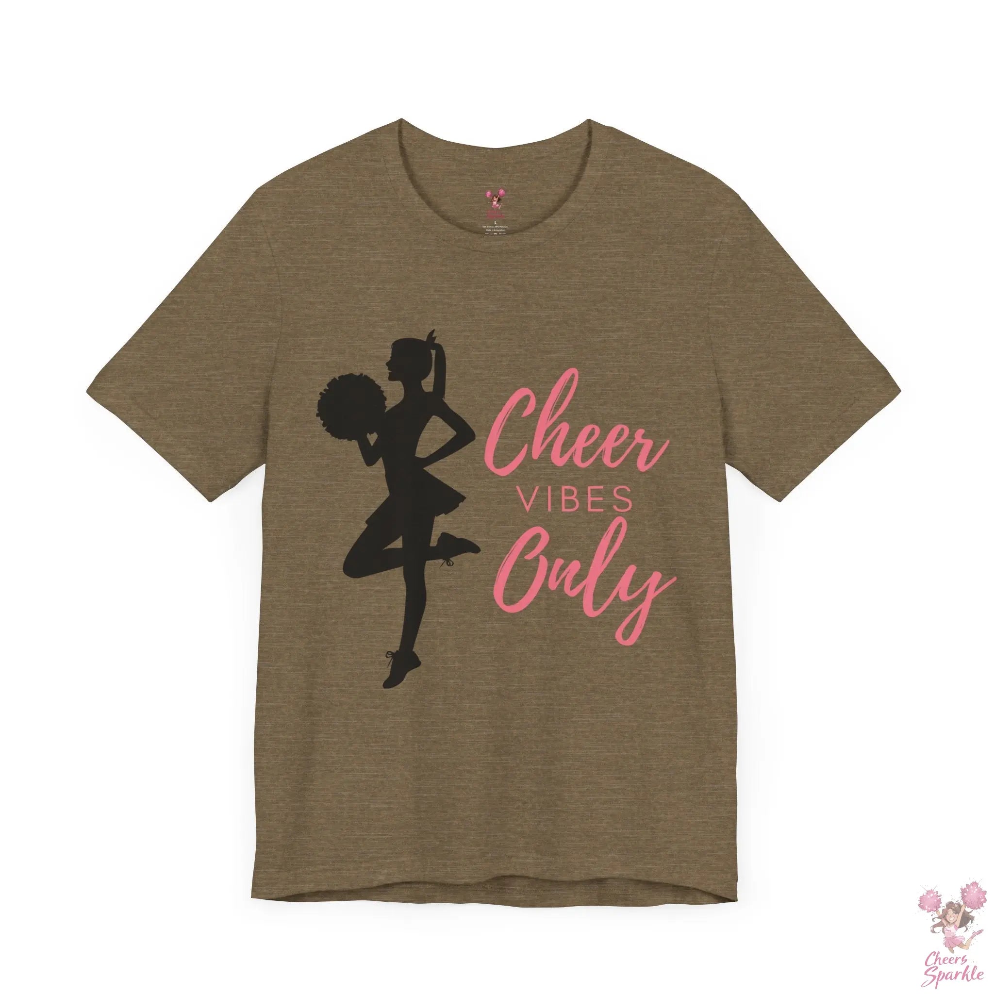 "Cheer Vibes Only" T-Shirt Cheers and Sparkle