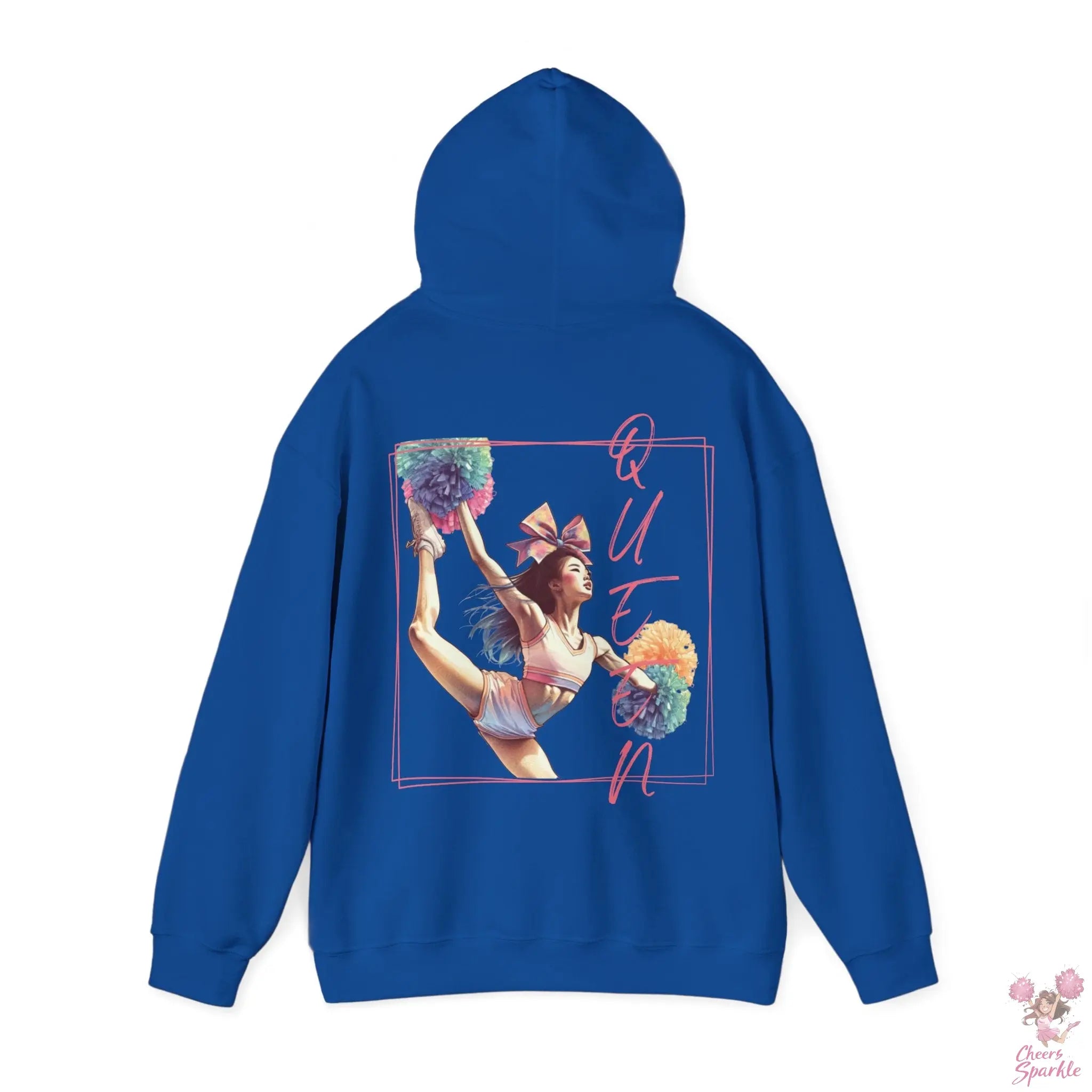 Stylische Cheerleader-Hoodie Cheers and Sparkle