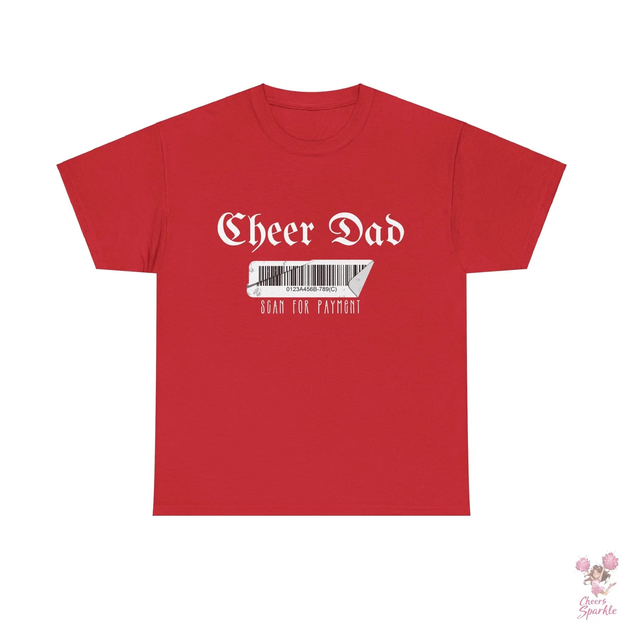 Cheer Dad Heavy Cotton T-Shirt Printify