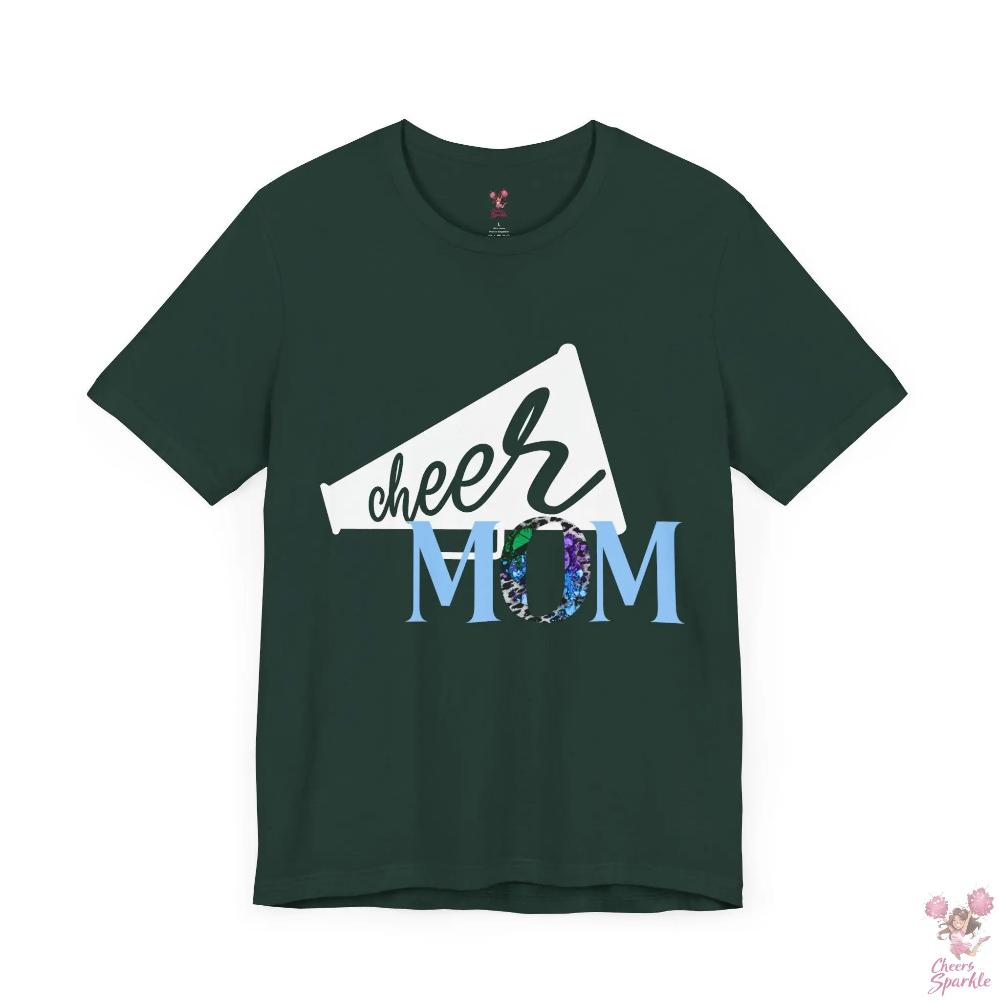 Cheer Mom T-Shirt V-Neck Cheers and Sparkle