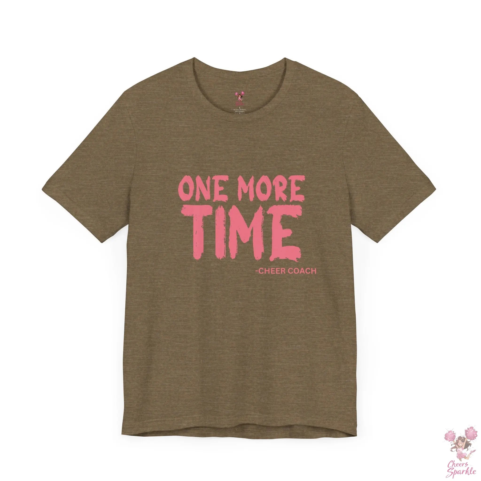 „ONE MORE TIME -  CHEER COACH“ - Tshirt Cheers and Sparkle