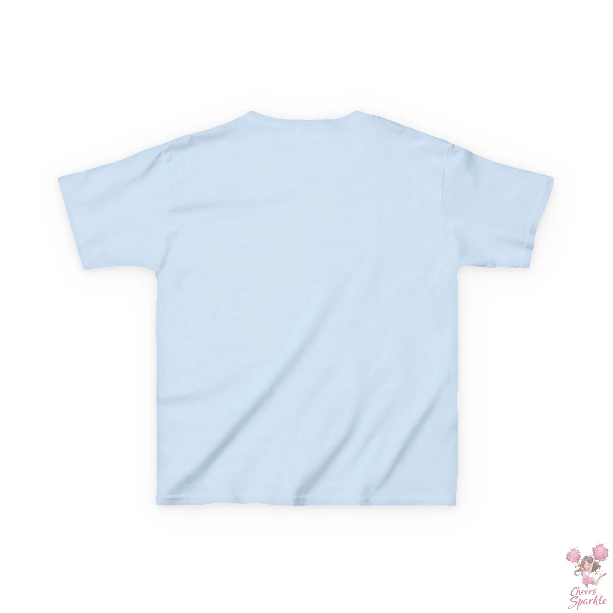 Kids T-Shirt mit einer Silhouette einer Cheerleaderin Printify