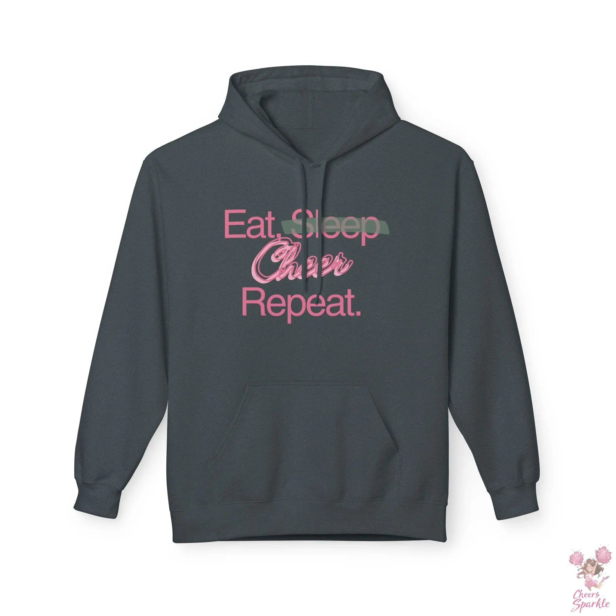 Hoodie "Eat. Sleep, Cheer, Repeat" Printify