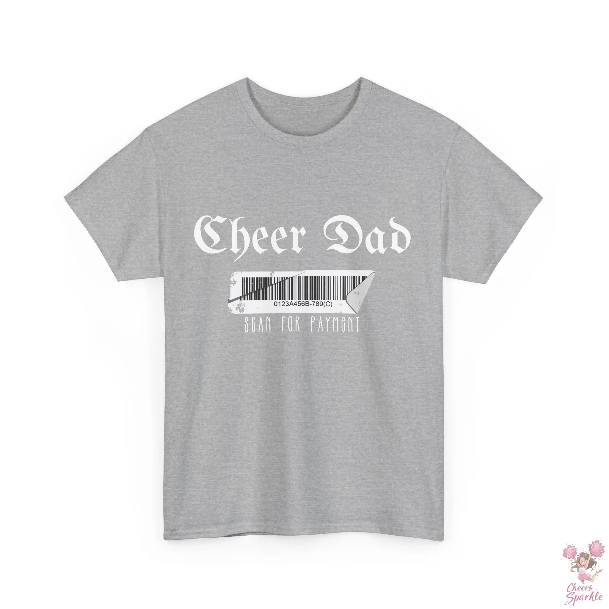 Cheer Dad Heavy Cotton T-Shirt Printify