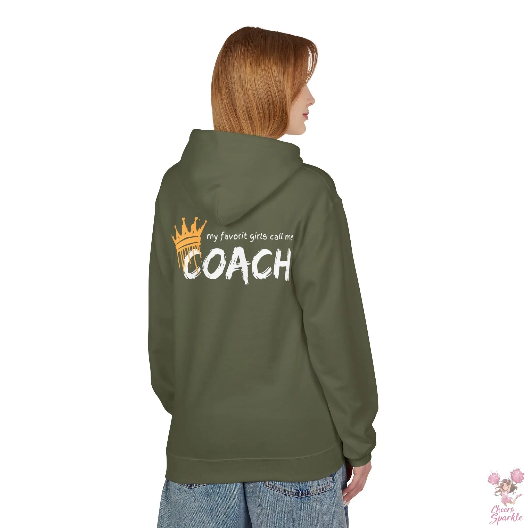 "All my favorit Girls call me Coach" Hoodie Cheers and Sparkle