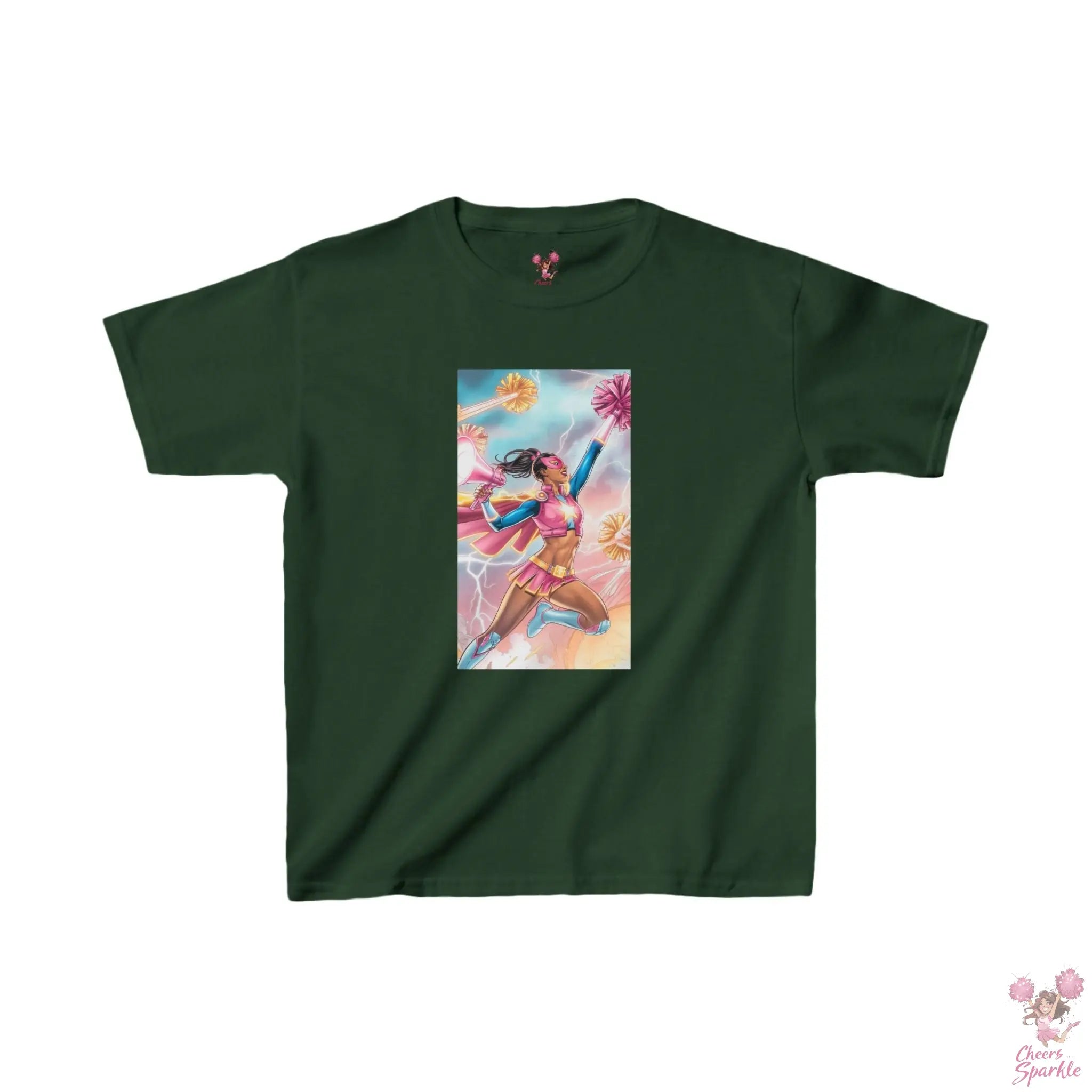 Superhelden Kinder T-Shirt Cheers and Sparkle