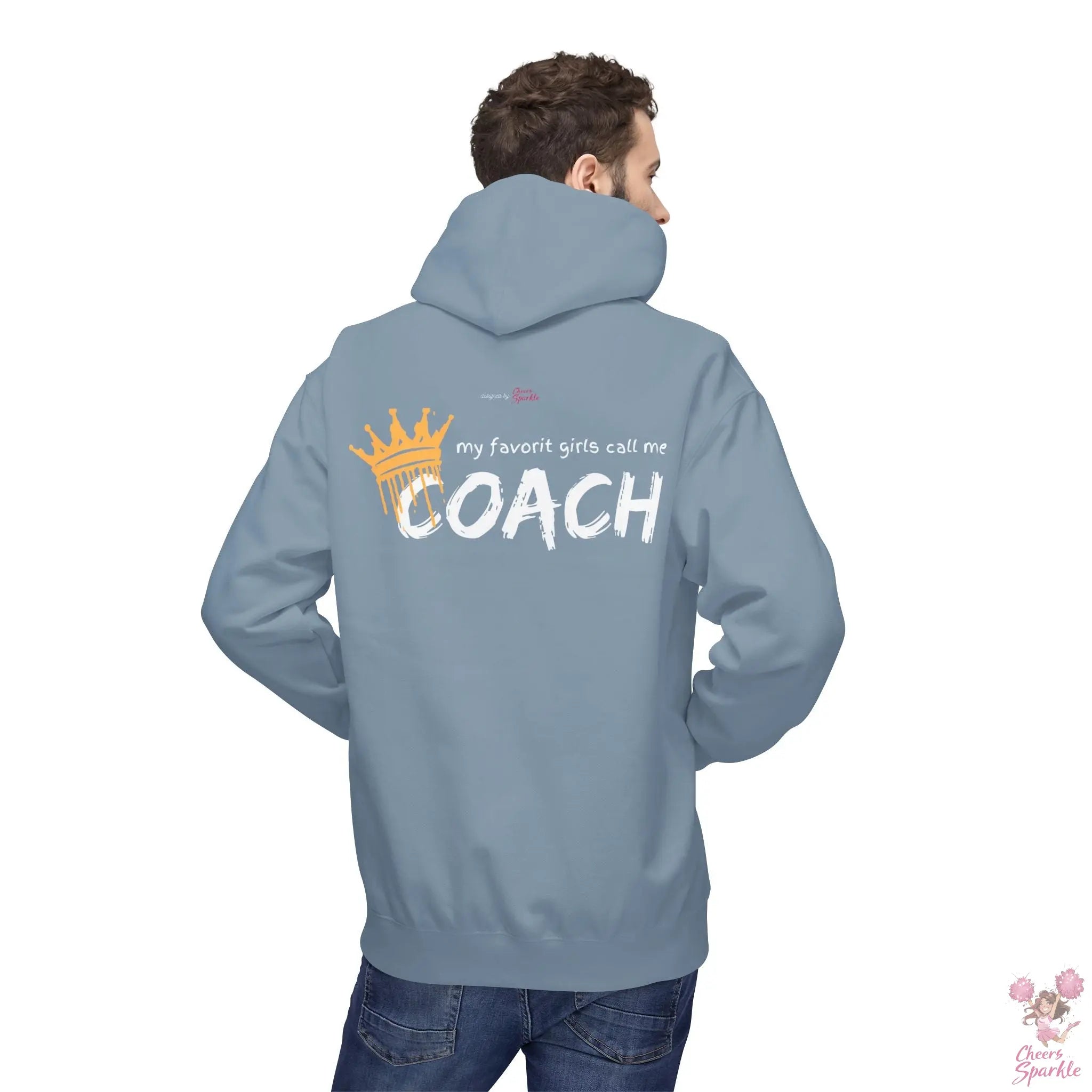 "All my favorit Girls call me Coach" Hoodie Cheers and Sparkle