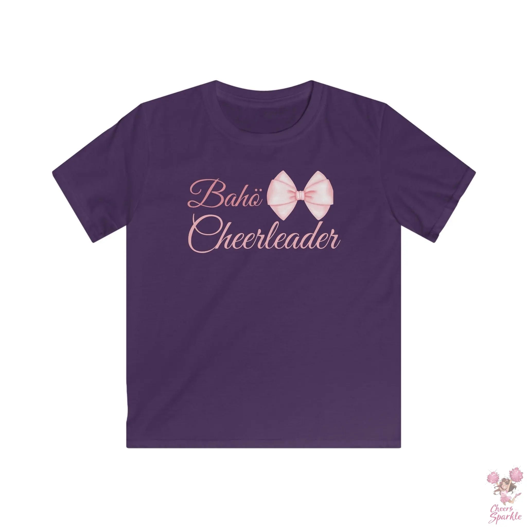 Mädchen Cheerleader T-Shirt Cheers and Sparkle