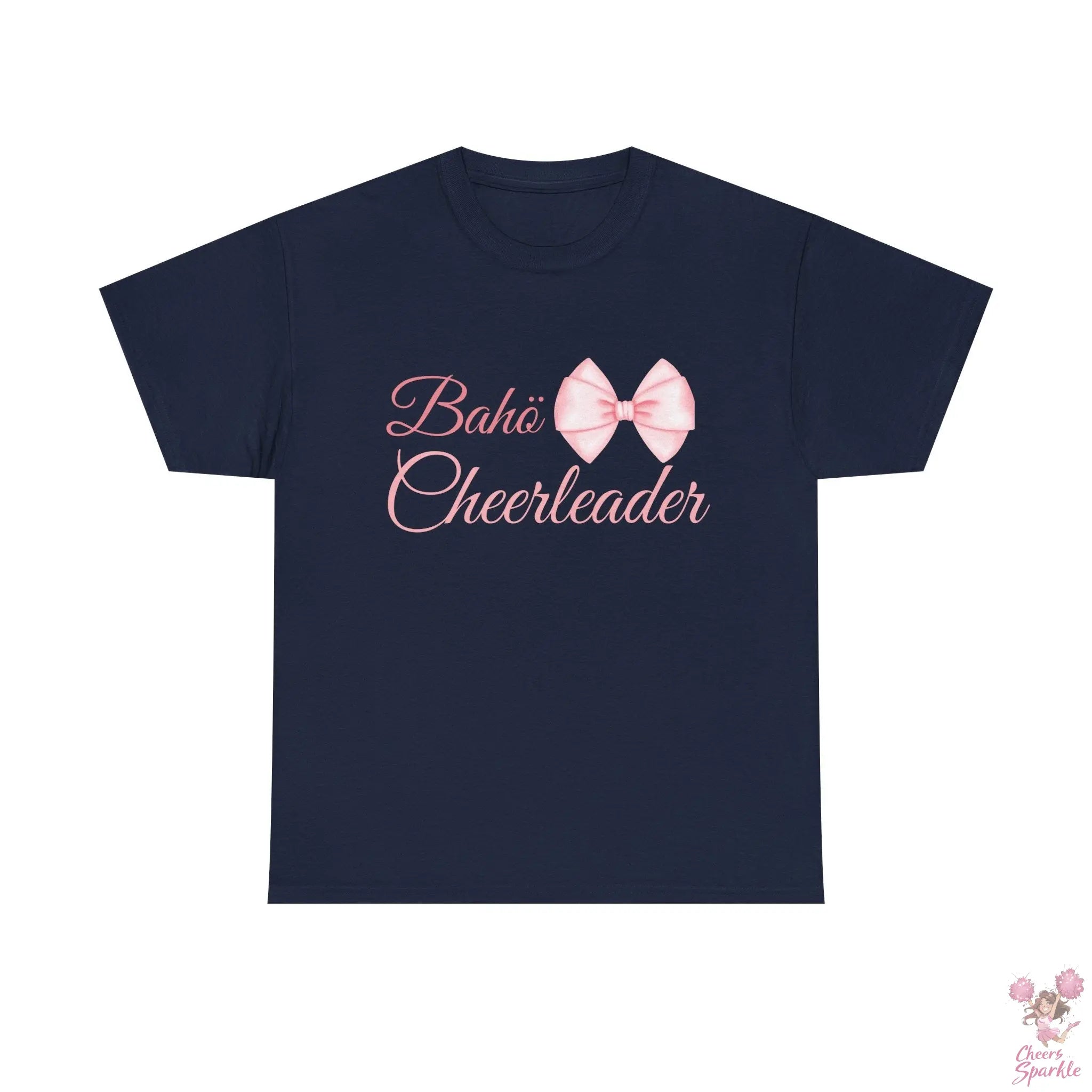 Cheerleader T-Shirt mit Schleifen-Design Printify