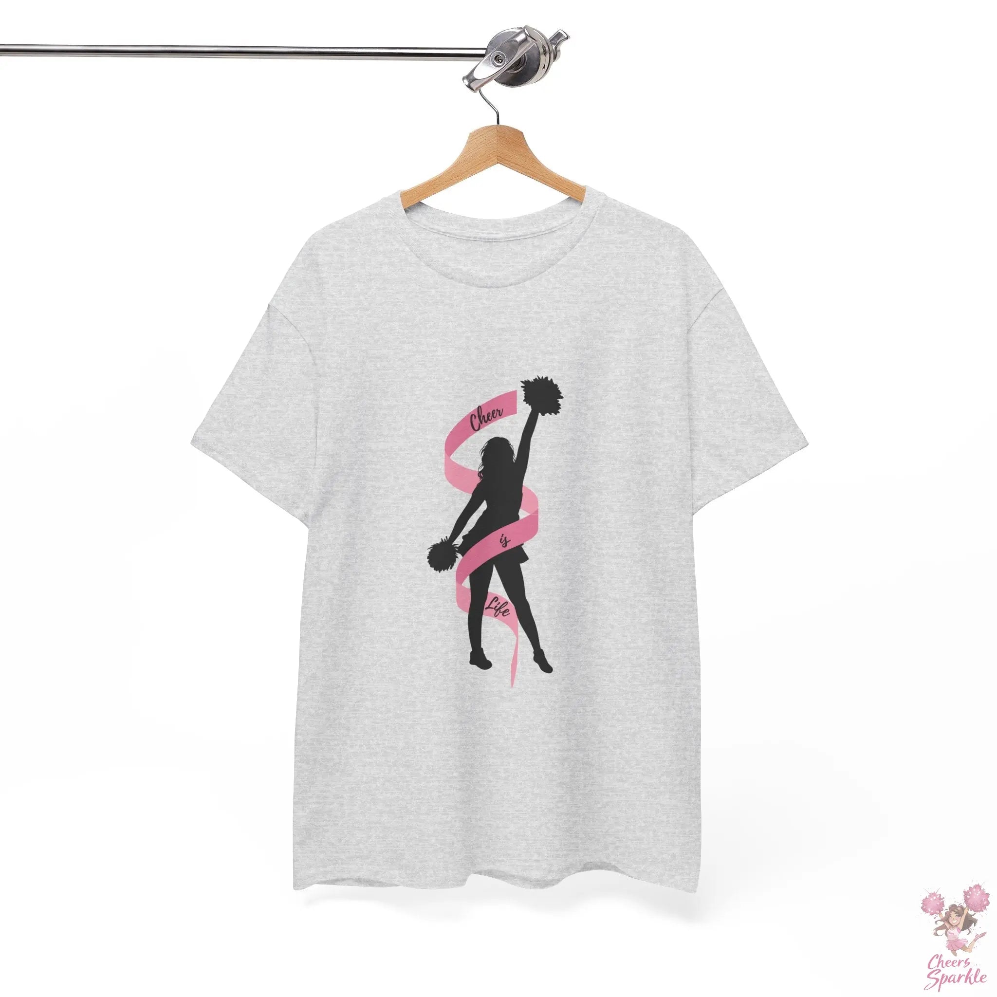 Heavy Cotton T-Shirt „Cheer is Life“ Printify