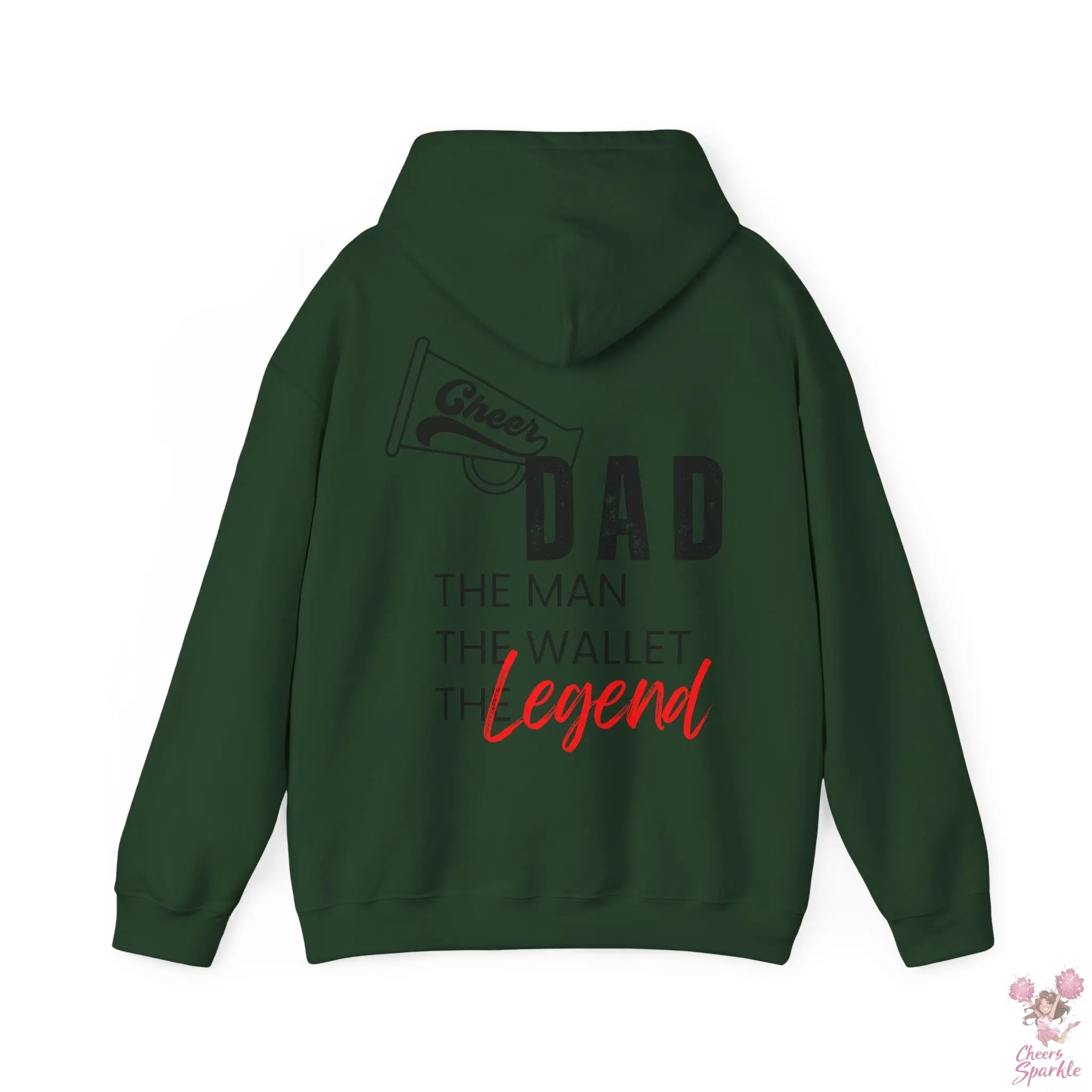 Cheer Dad "The Legend" Hoodie Printify