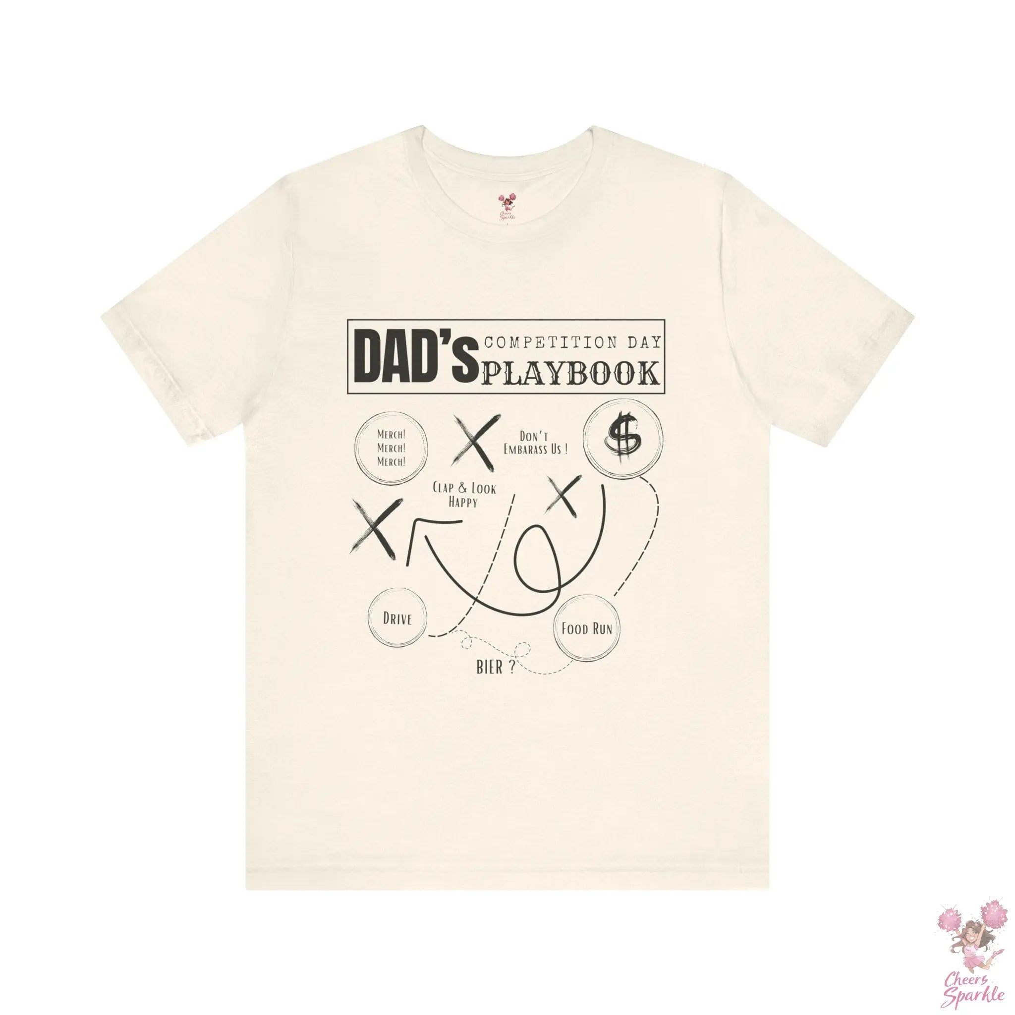 Cheer Dad T-Shirt for Game Day and Cheer Competition Printify