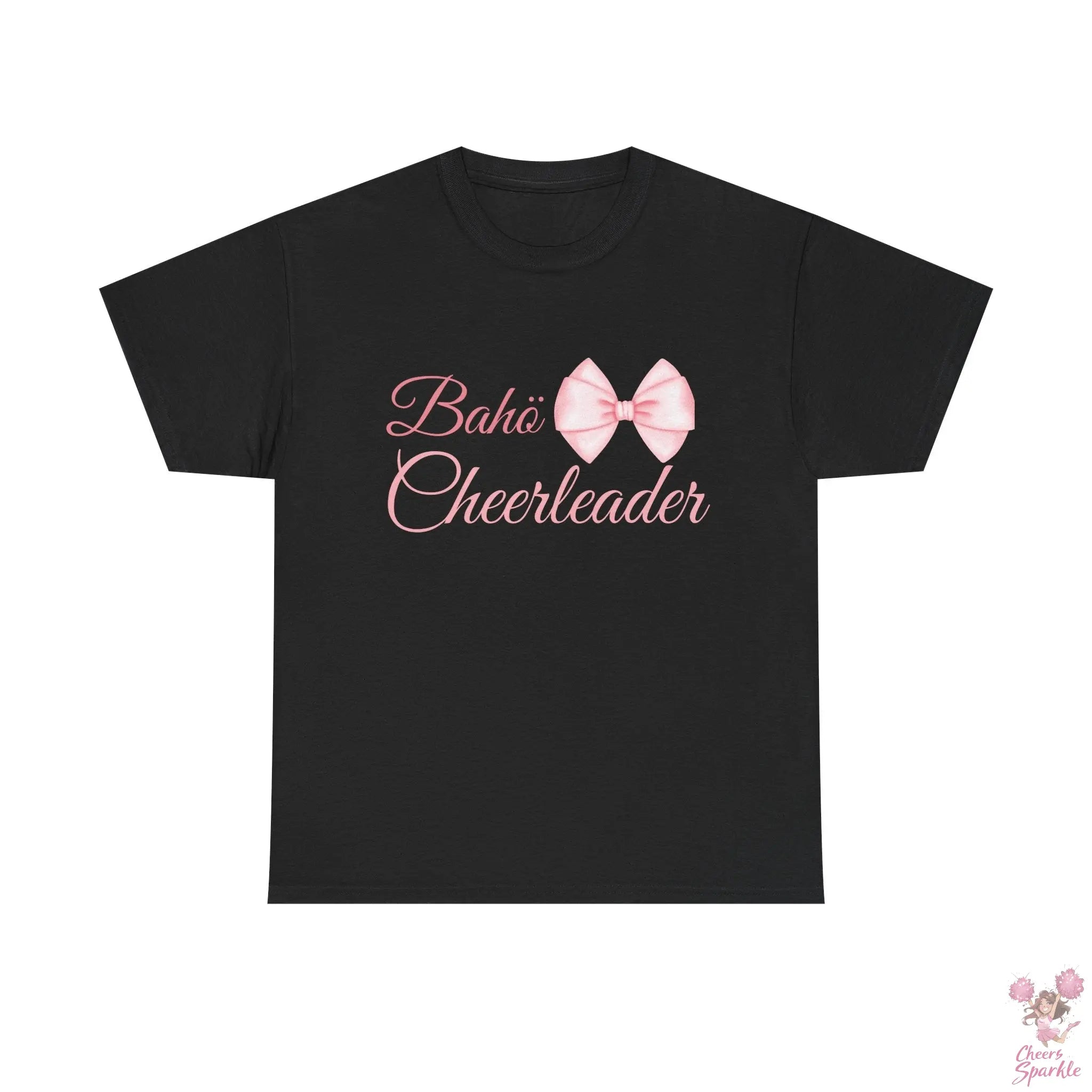 Cheerleader T-Shirt mit Schleifen-Design Printify