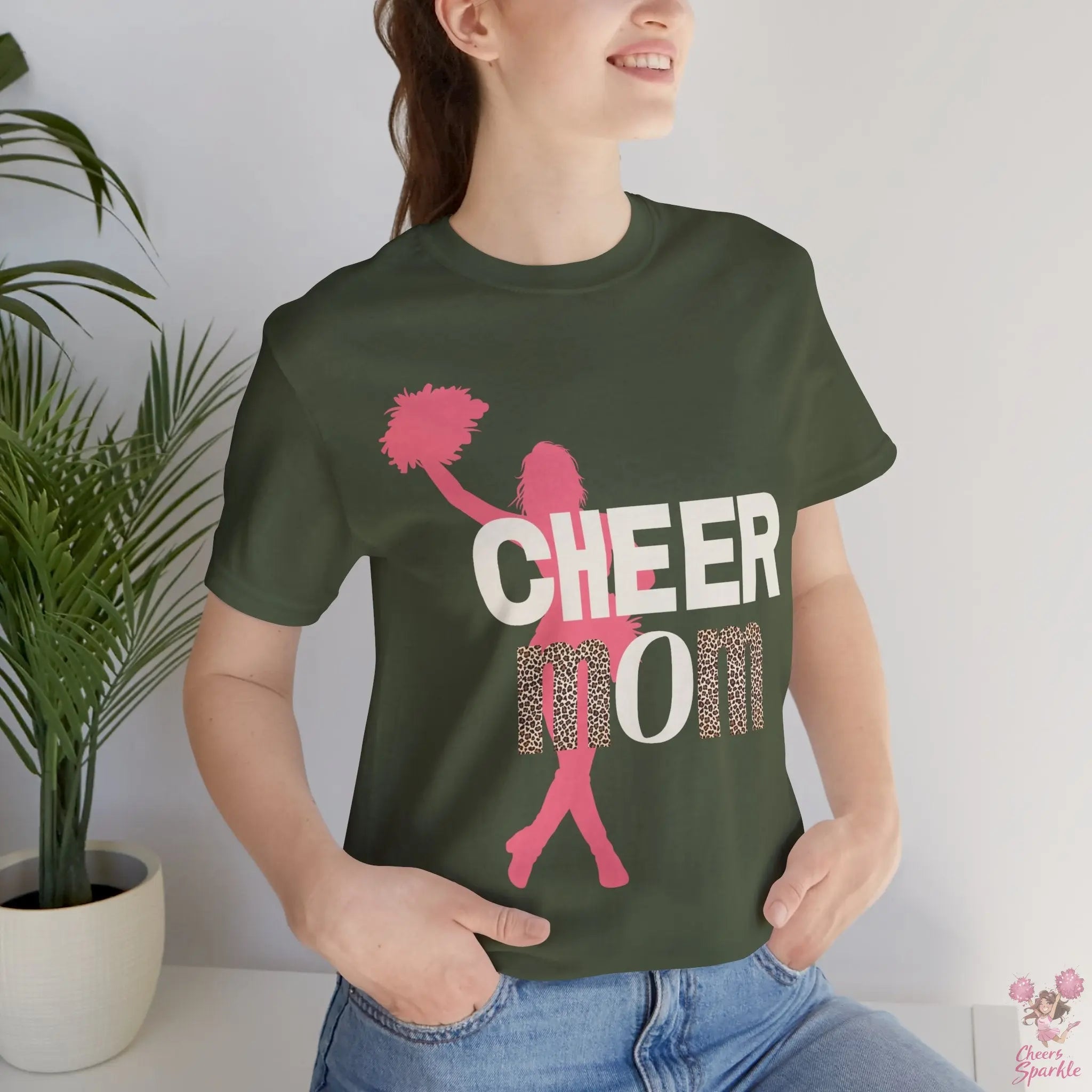 Cheer Mom T-Shirt Cheers and Sparkle