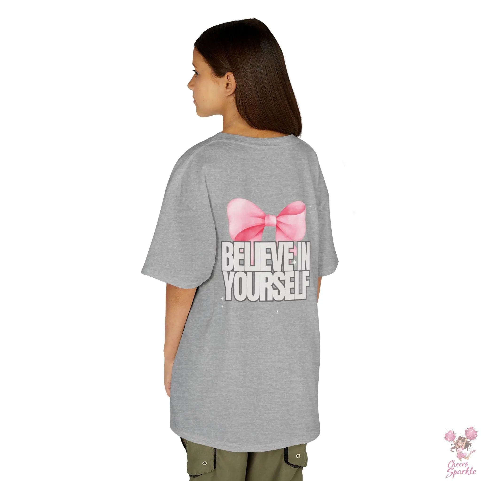 Kinder T-Shirt "Believe in Yourself" Printify