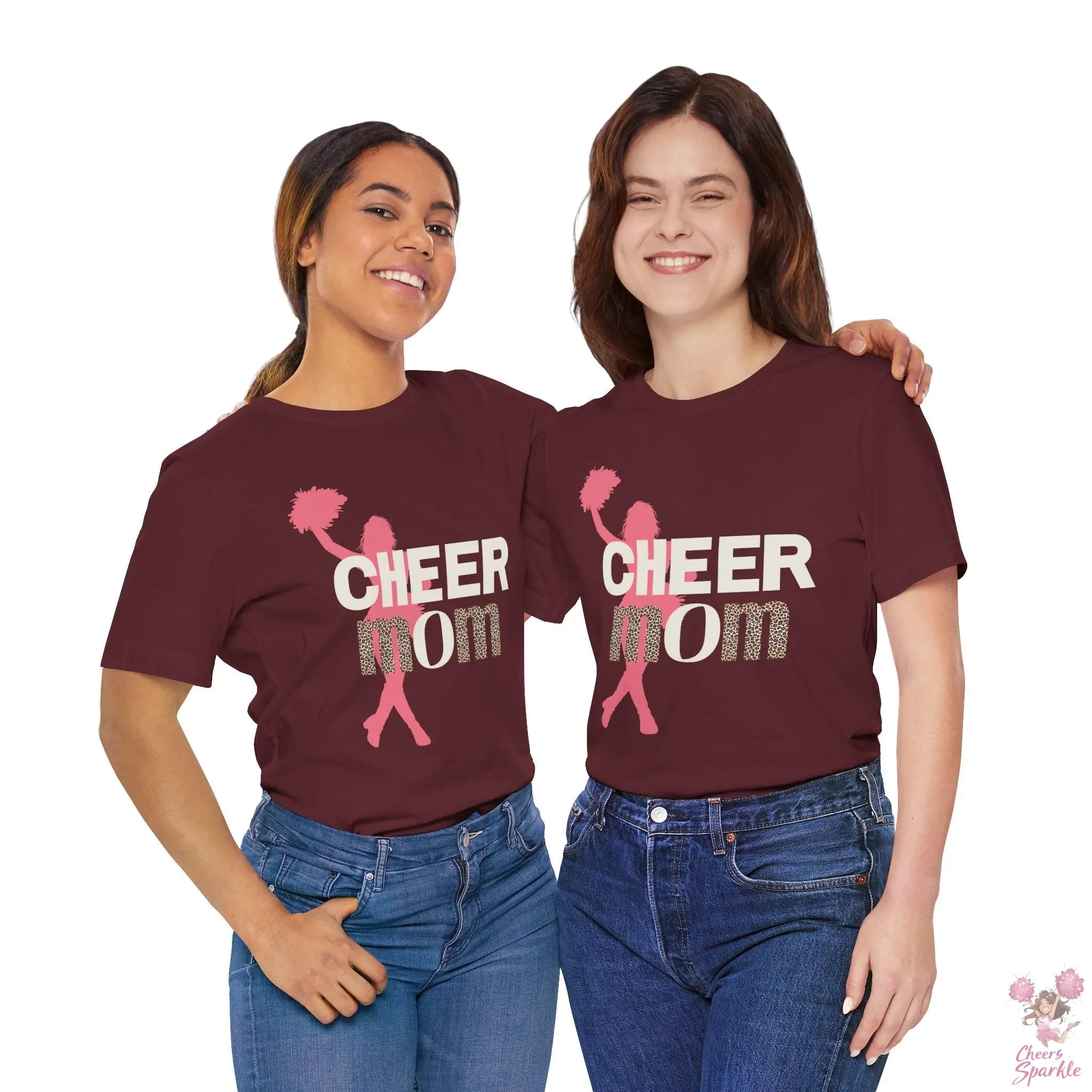 Cheer Mom T-Shirt Cheers and Sparkle