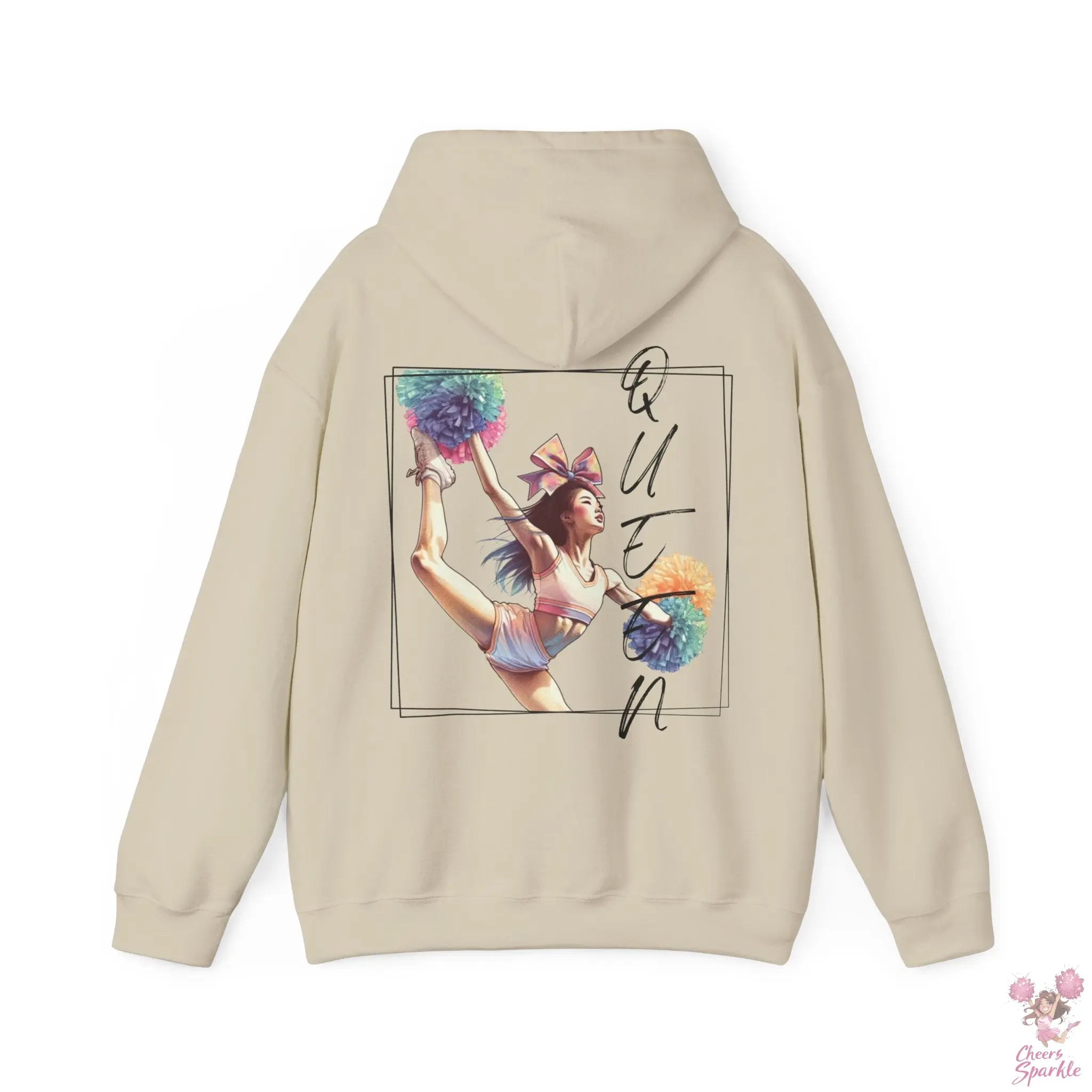 Stylische Cheerleader-Hoodie Cheers and Sparkle
