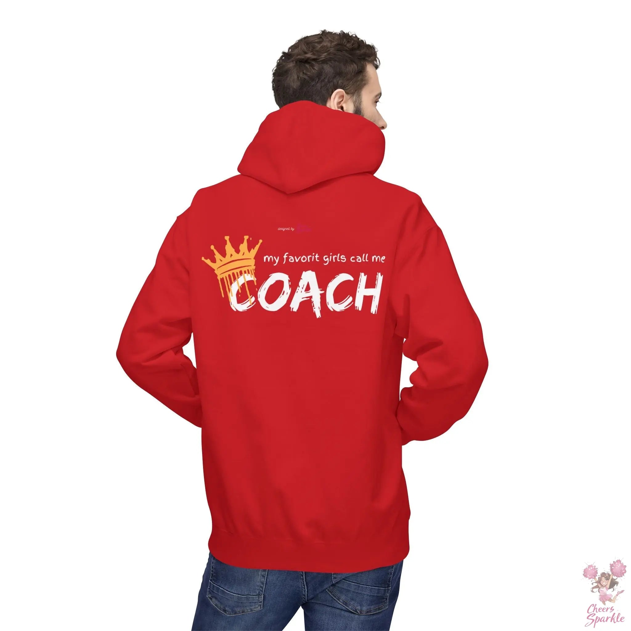 "All my favorit Girls call me Coach" Hoodie Cheers and Sparkle