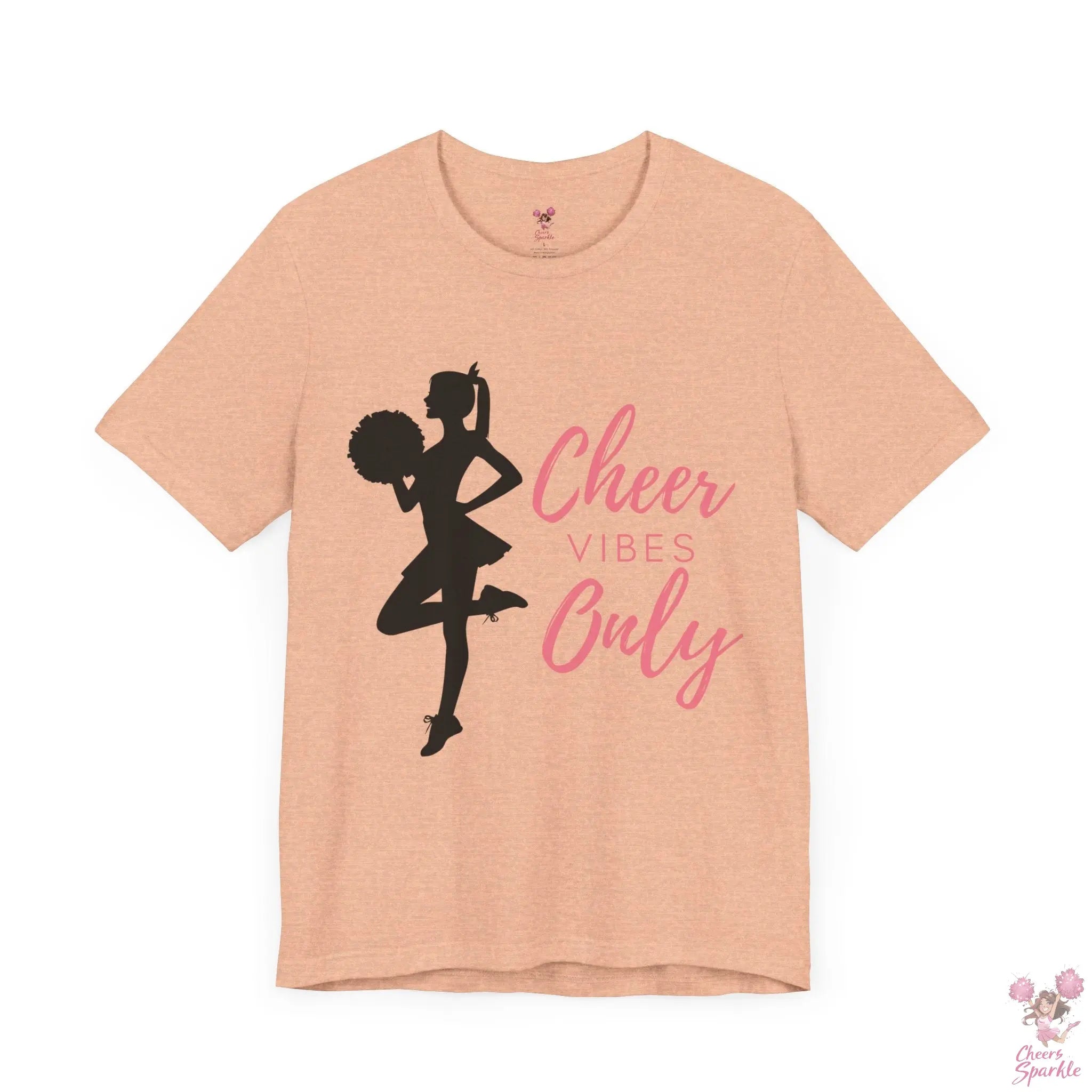 "Cheer Vibes Only" T-Shirt Cheers and Sparkle
