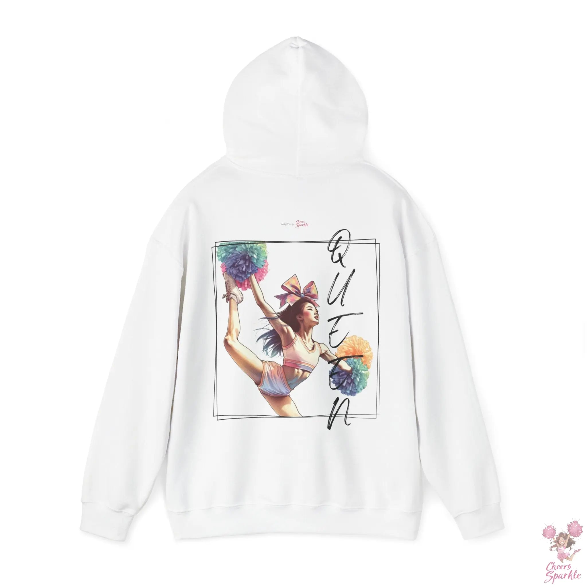 Stylische Cheerleader-Hoodie Cheers and Sparkle