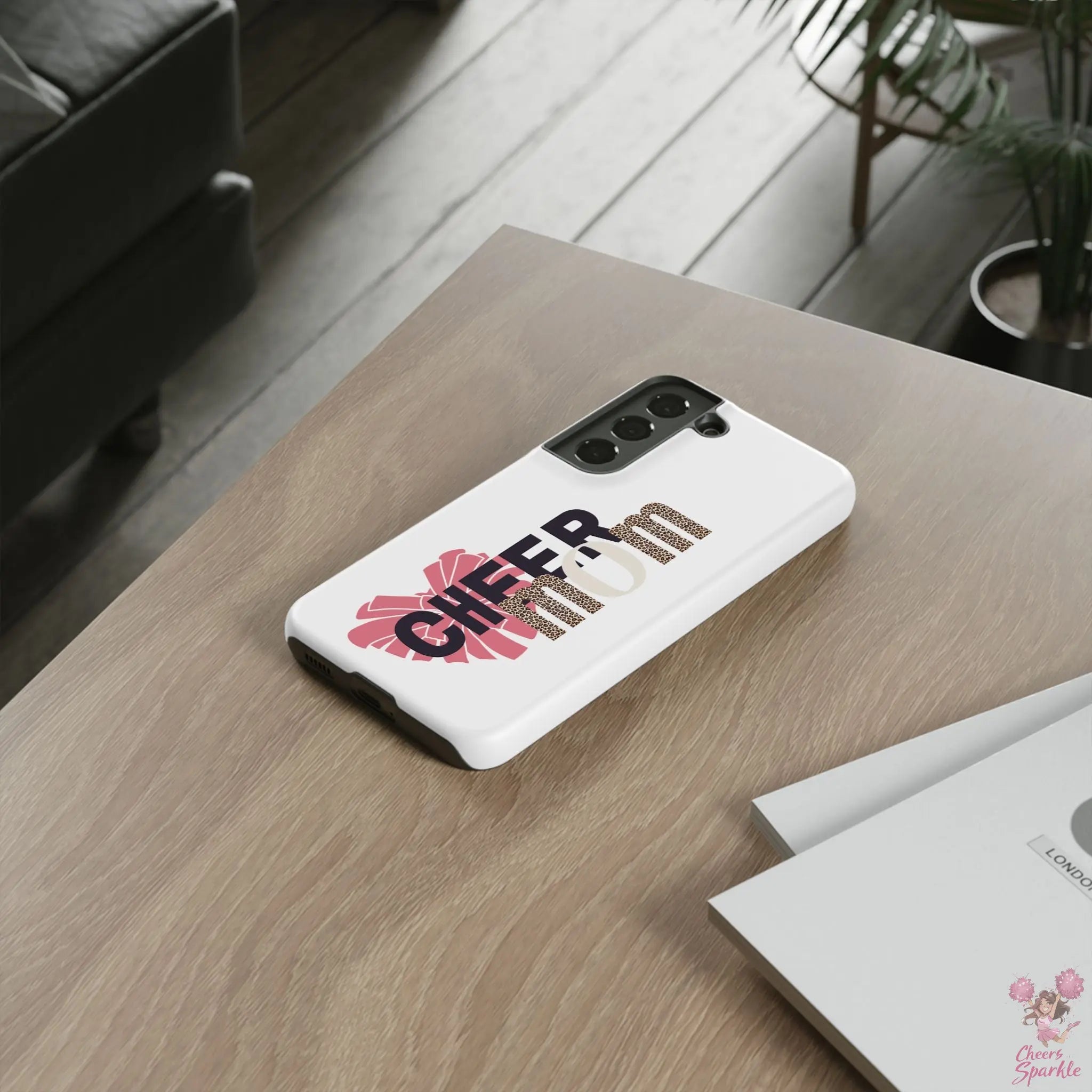 Handyhülle „Cheer Mom“ Cheers and Sparkle