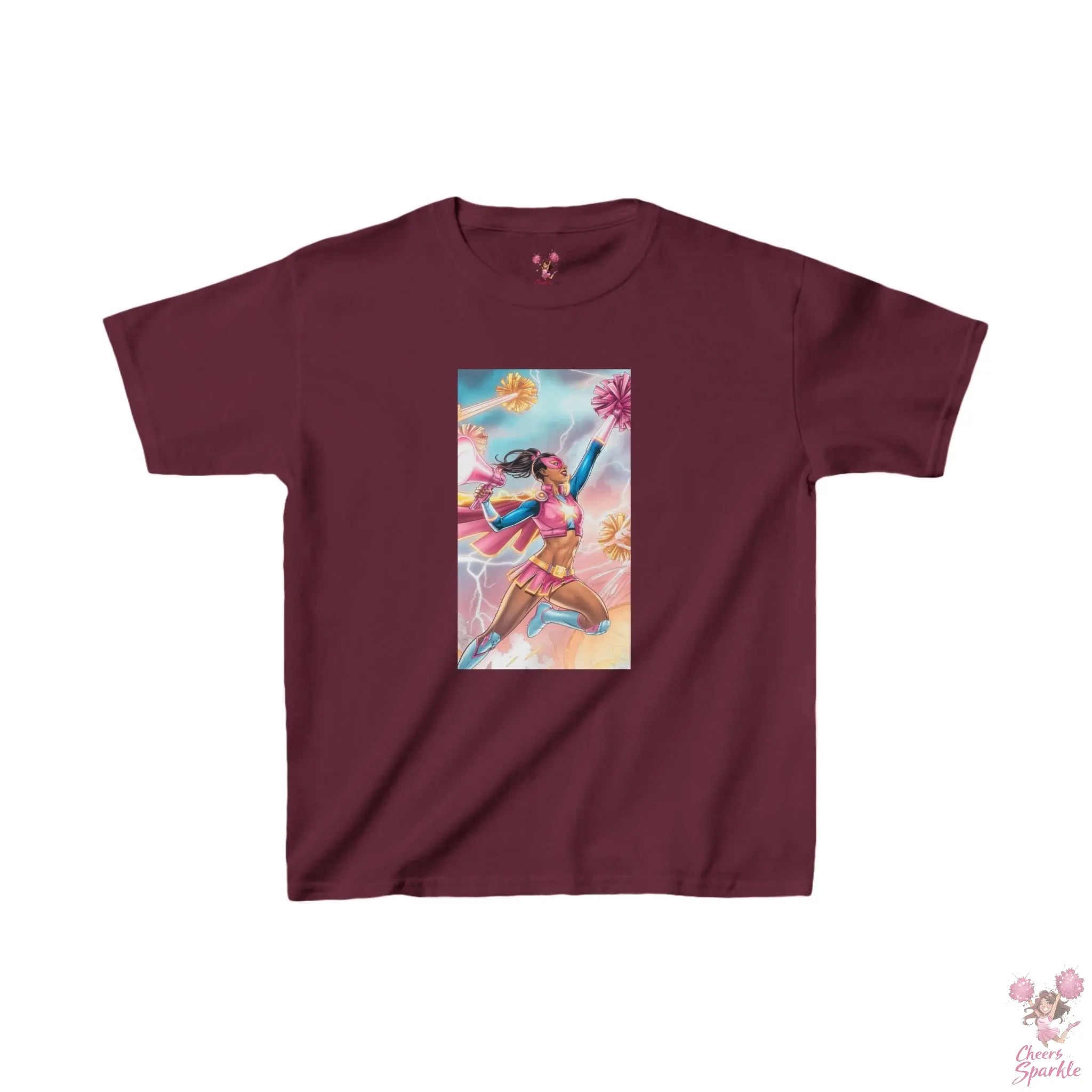 Superhelden Kinder T-Shirt Cheers and Sparkle