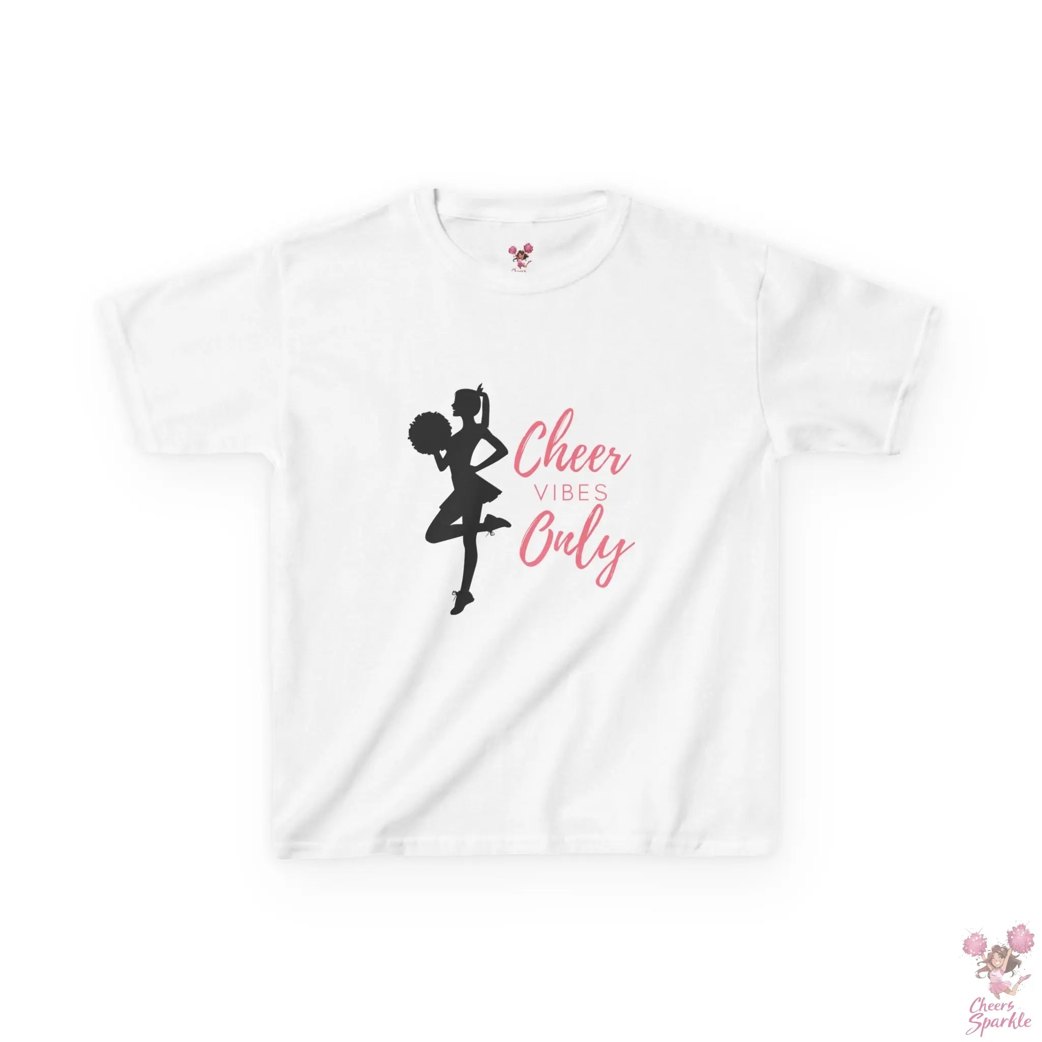 Kids "Cheer Vibes Only" T-Shirt Printify