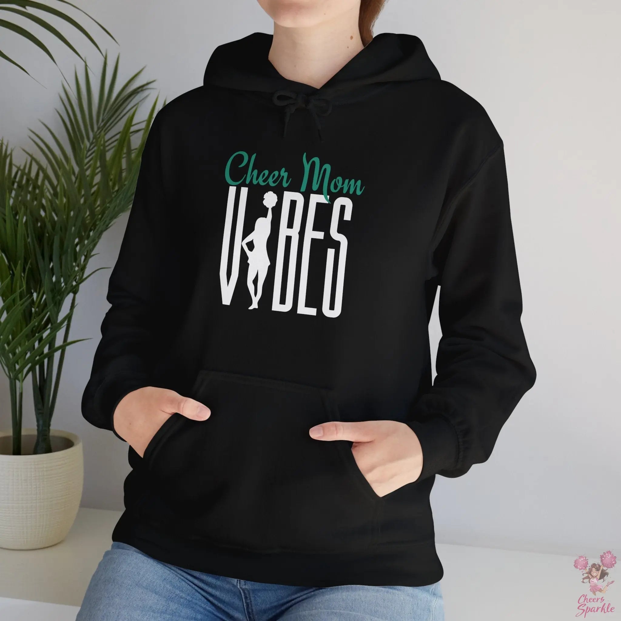 Hoodie „Cheer Mom Vibes“ Printify