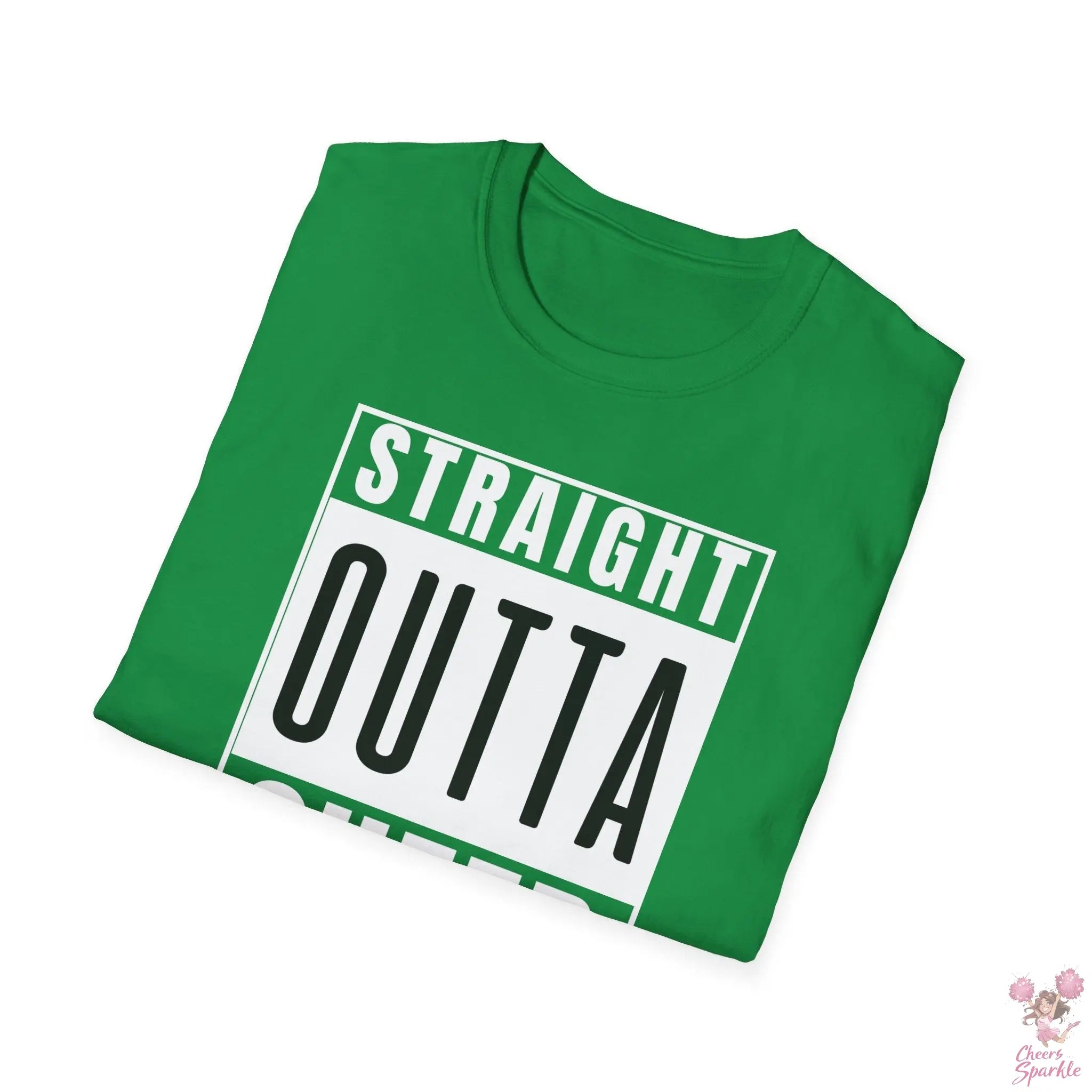 T-Shirt - "Straight Outta Cheer Practice" Cheers and Sparkle