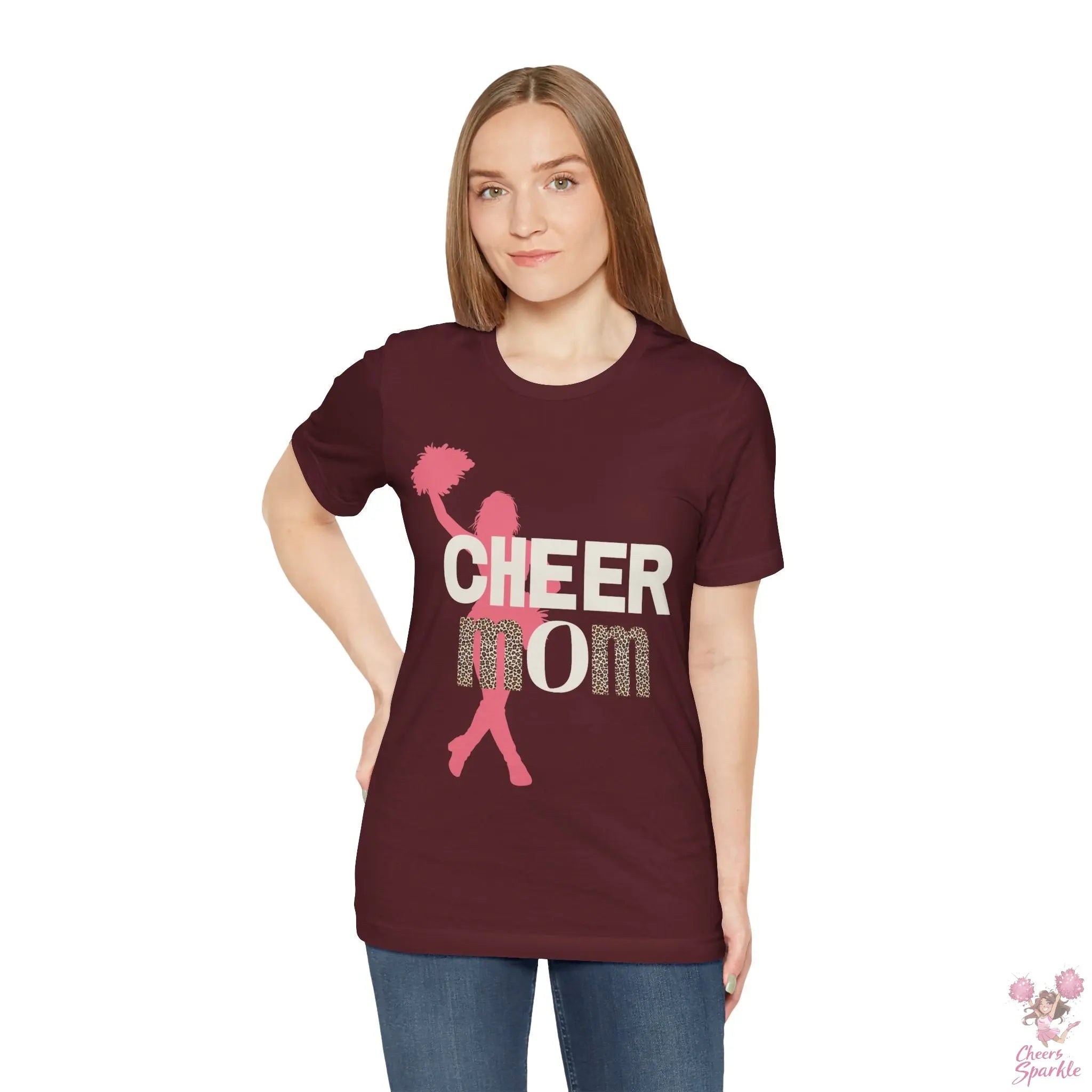 Cheer Mom T-Shirt Cheers and Sparkle