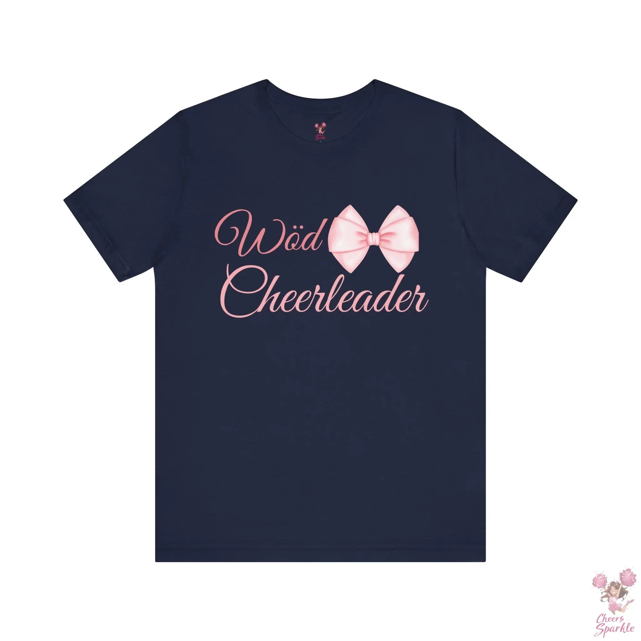 Cheerleader T-Shirt mit Schleifen-Design Cheers and Sparkle