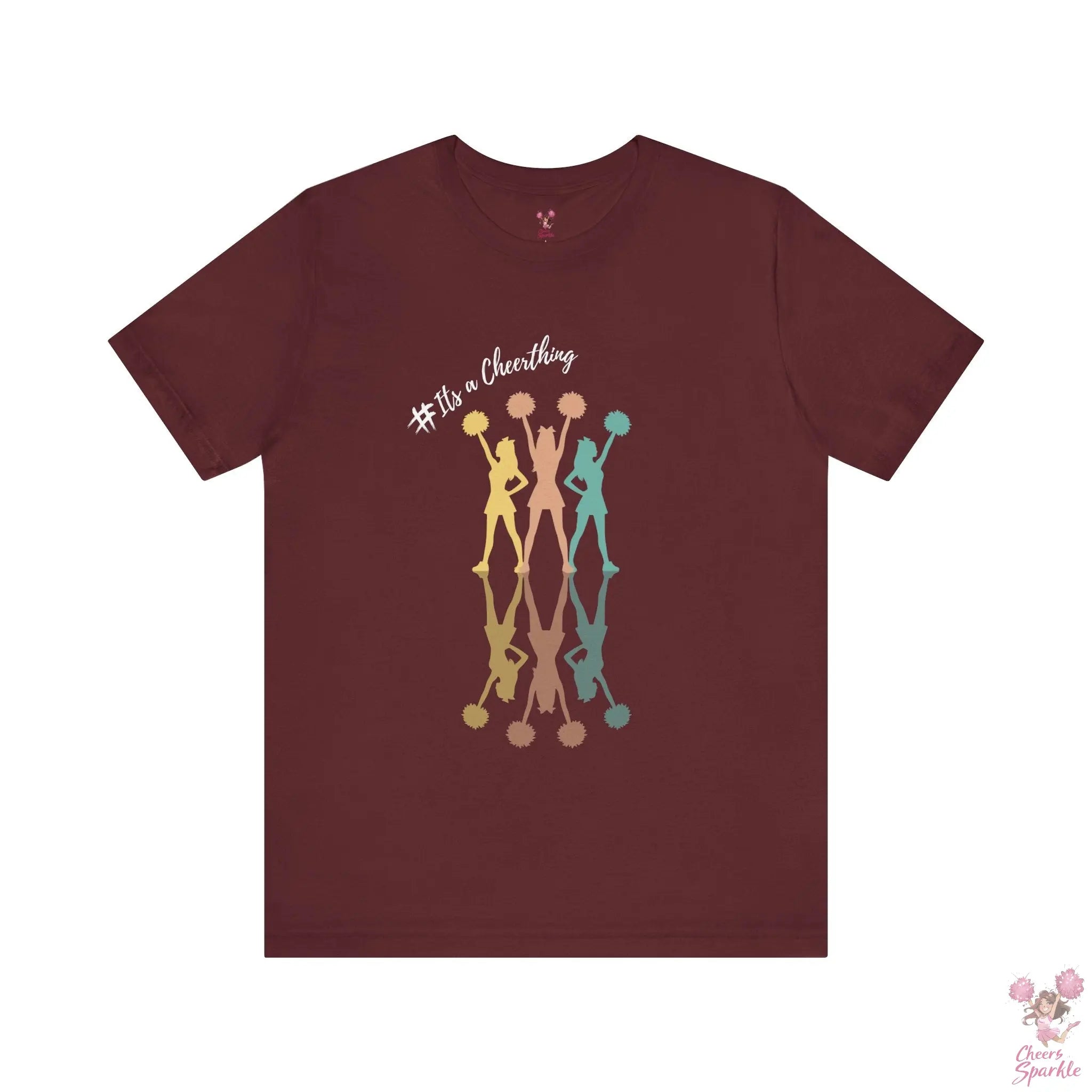Cheerleader Silhouettes T-Shirt"#Its a Cheerthing" Cheers and Sparkle