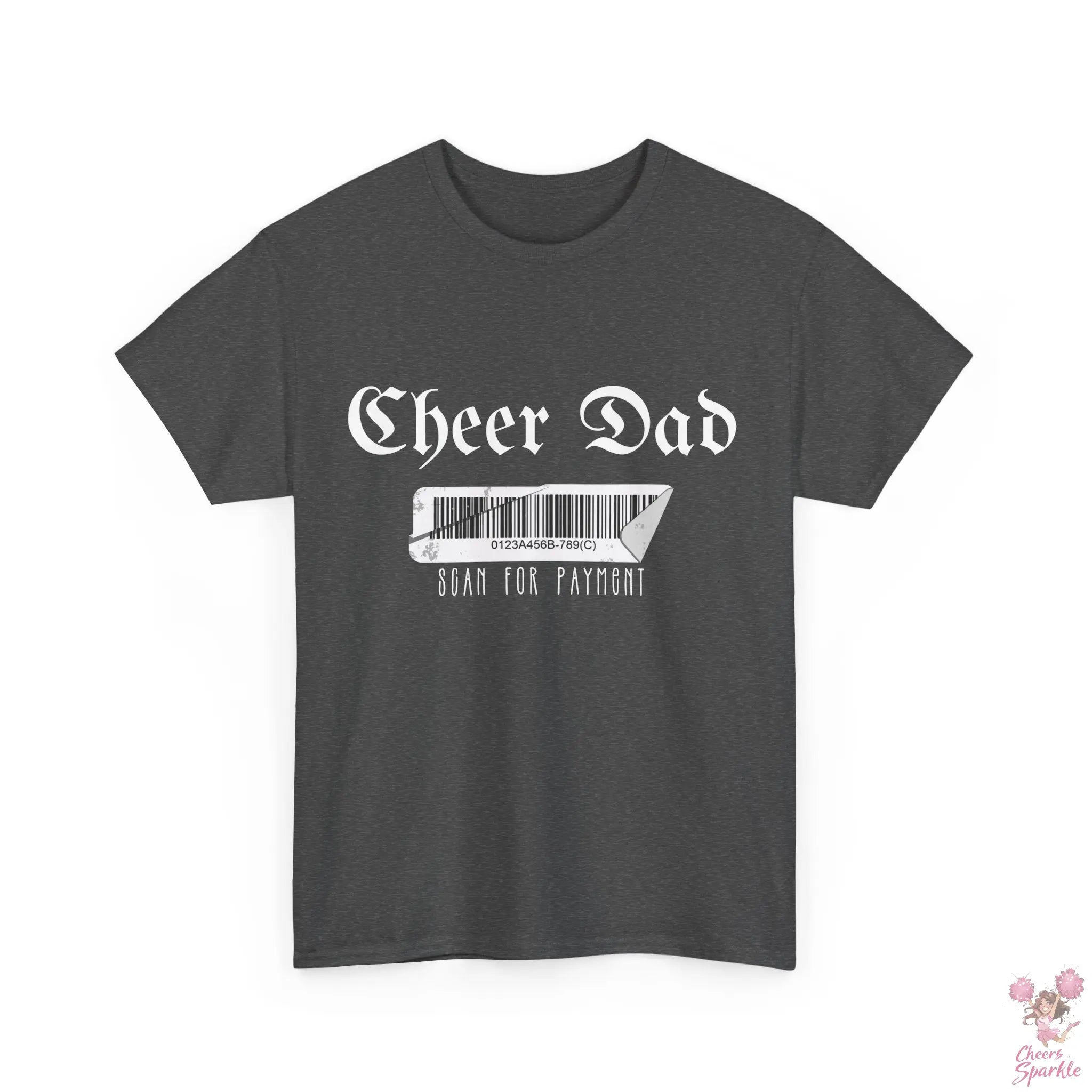 Cheer Dad Heavy Cotton T-Shirt Printify
