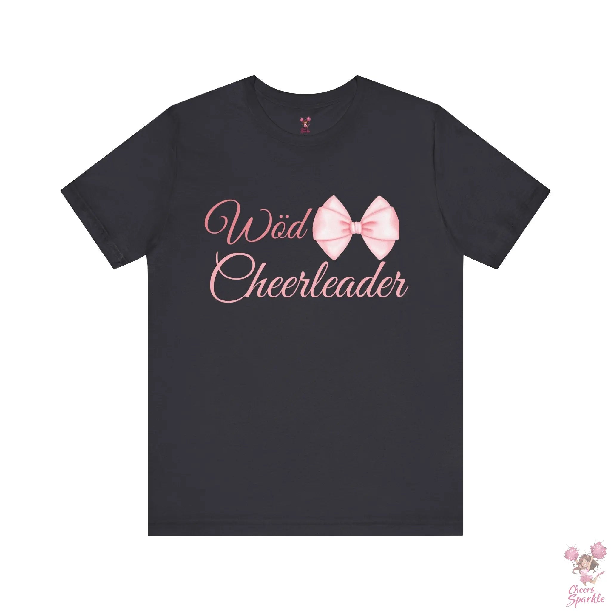 Cheerleader T-Shirt mit Schleifen-Design Cheers and Sparkle