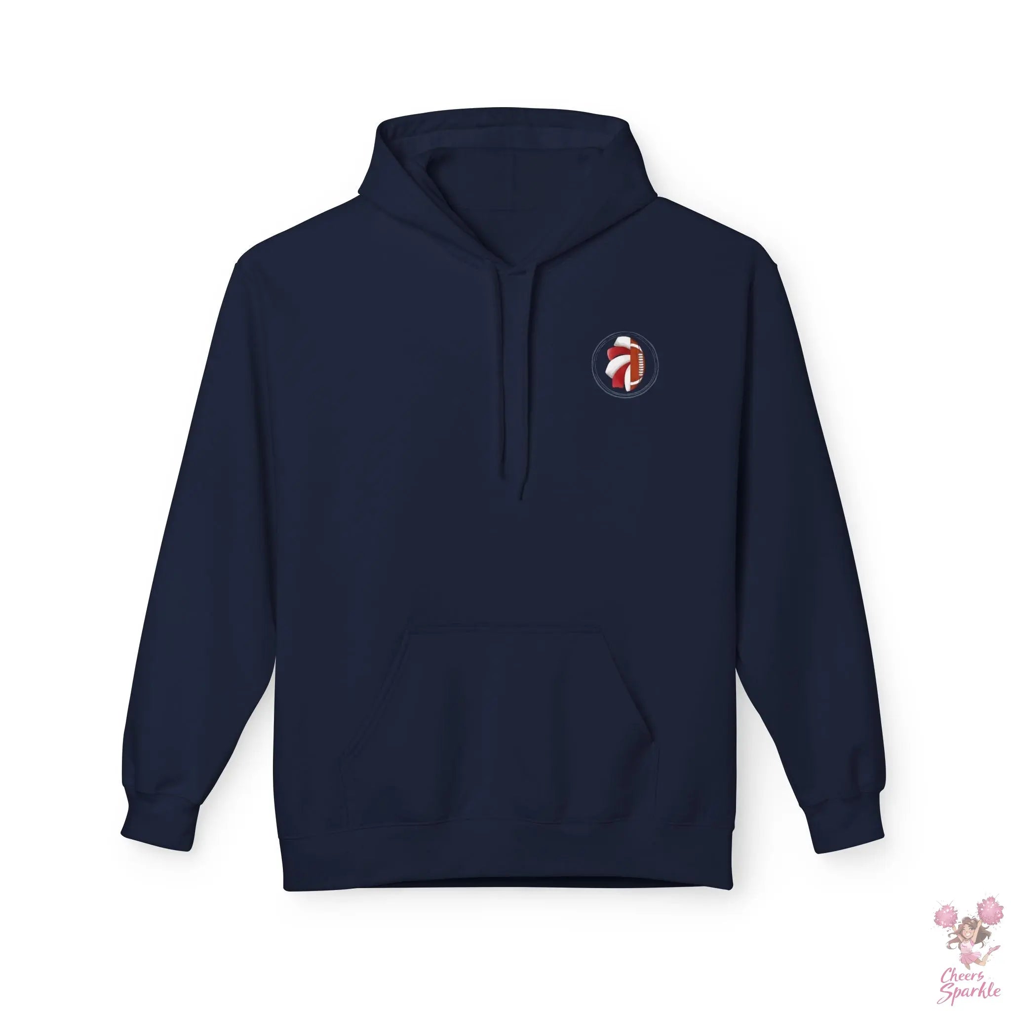 He Plays - She Cheers Hoodie Printify