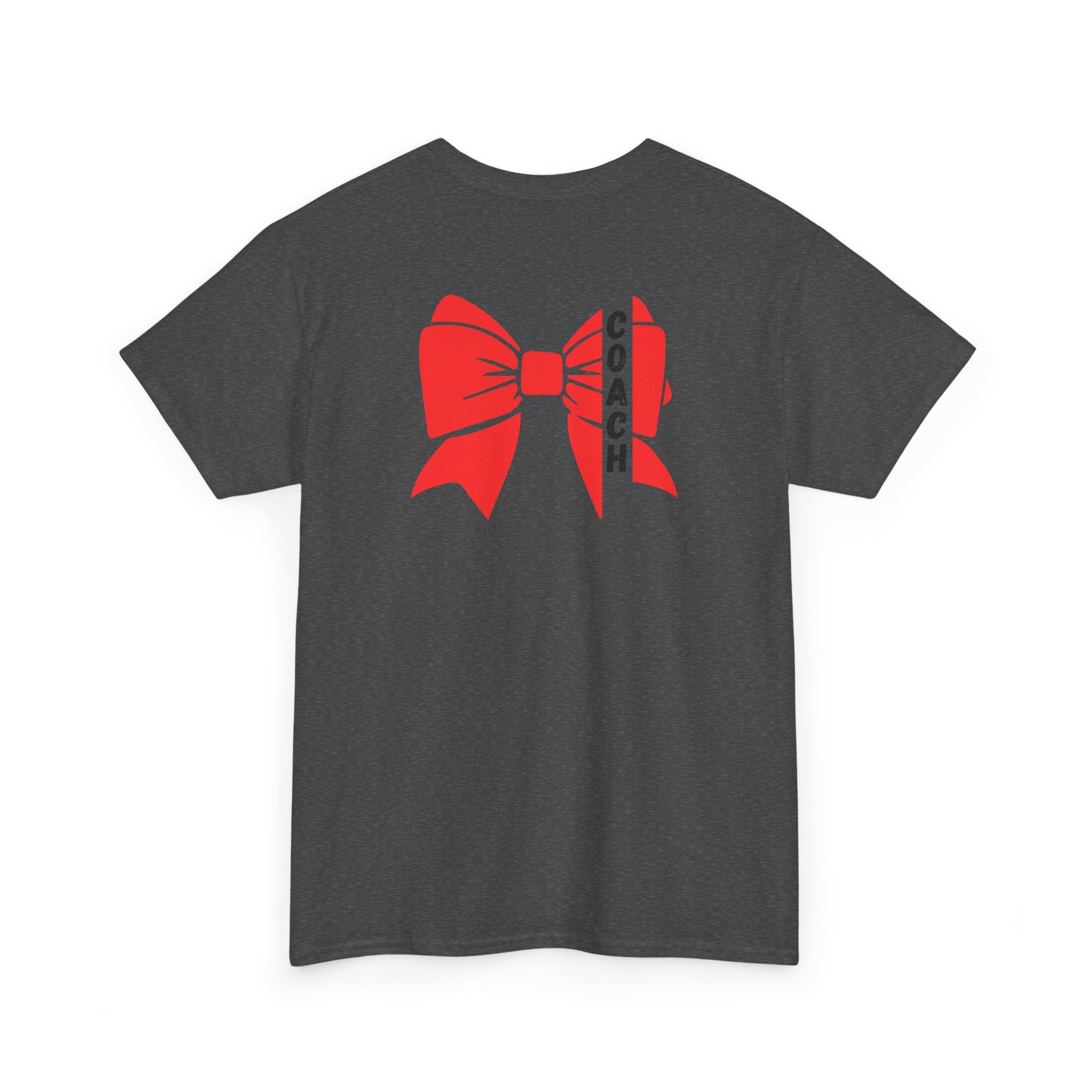 Cheer Coach T-Shirt mit Roter Bow