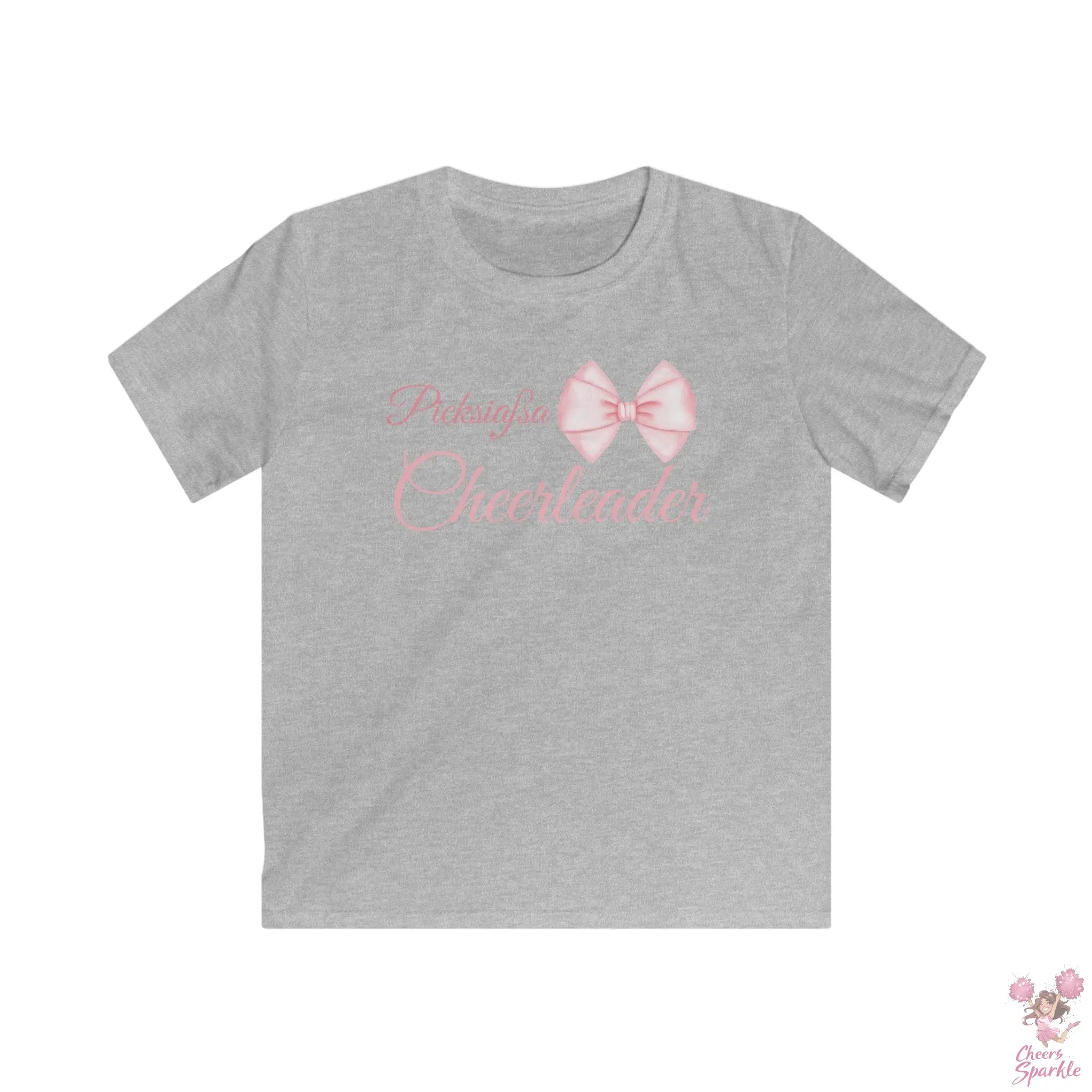 Mädchen Cheerleader T-Shirt Cheers and Sparkle