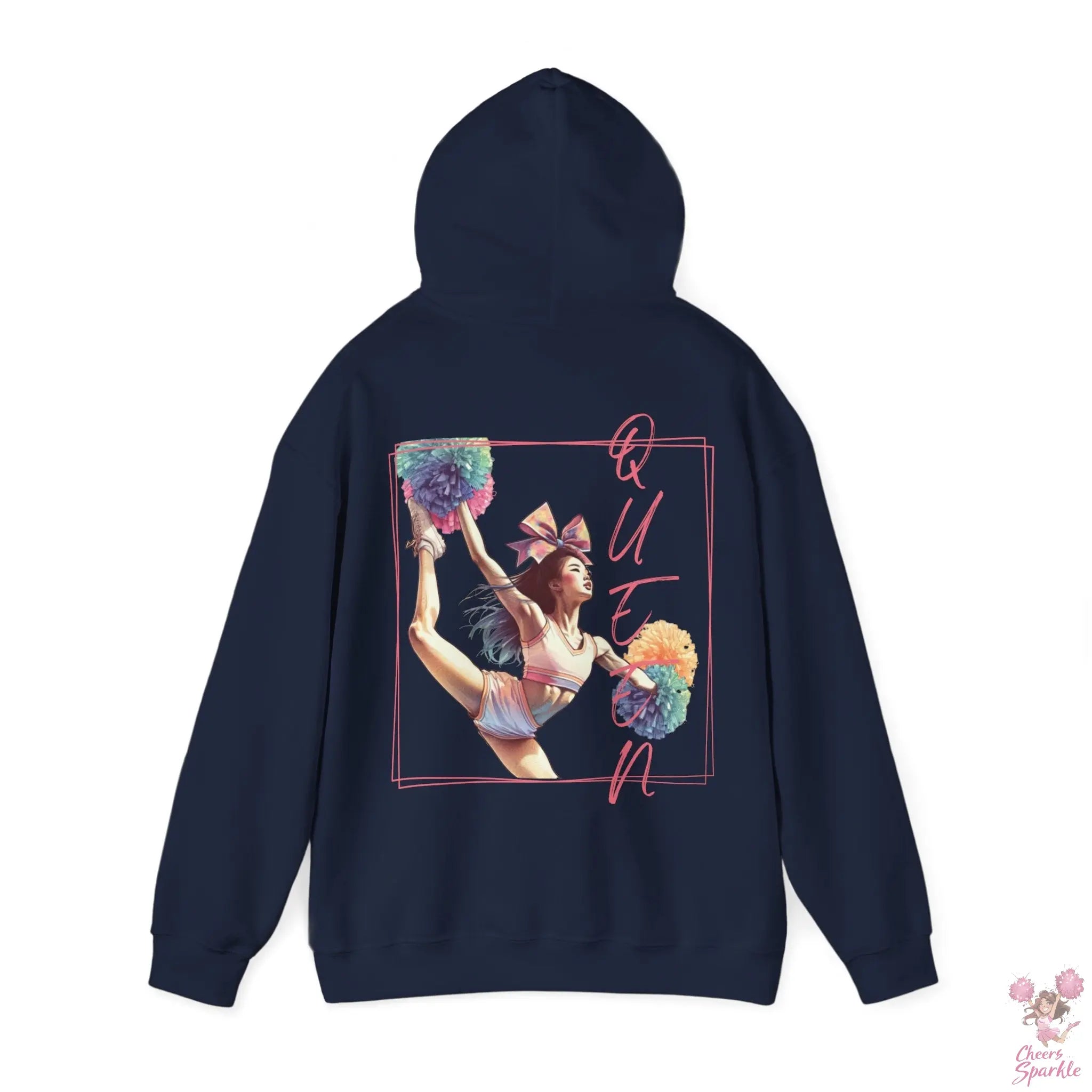 Stylische Cheerleader-Hoodie Cheers and Sparkle