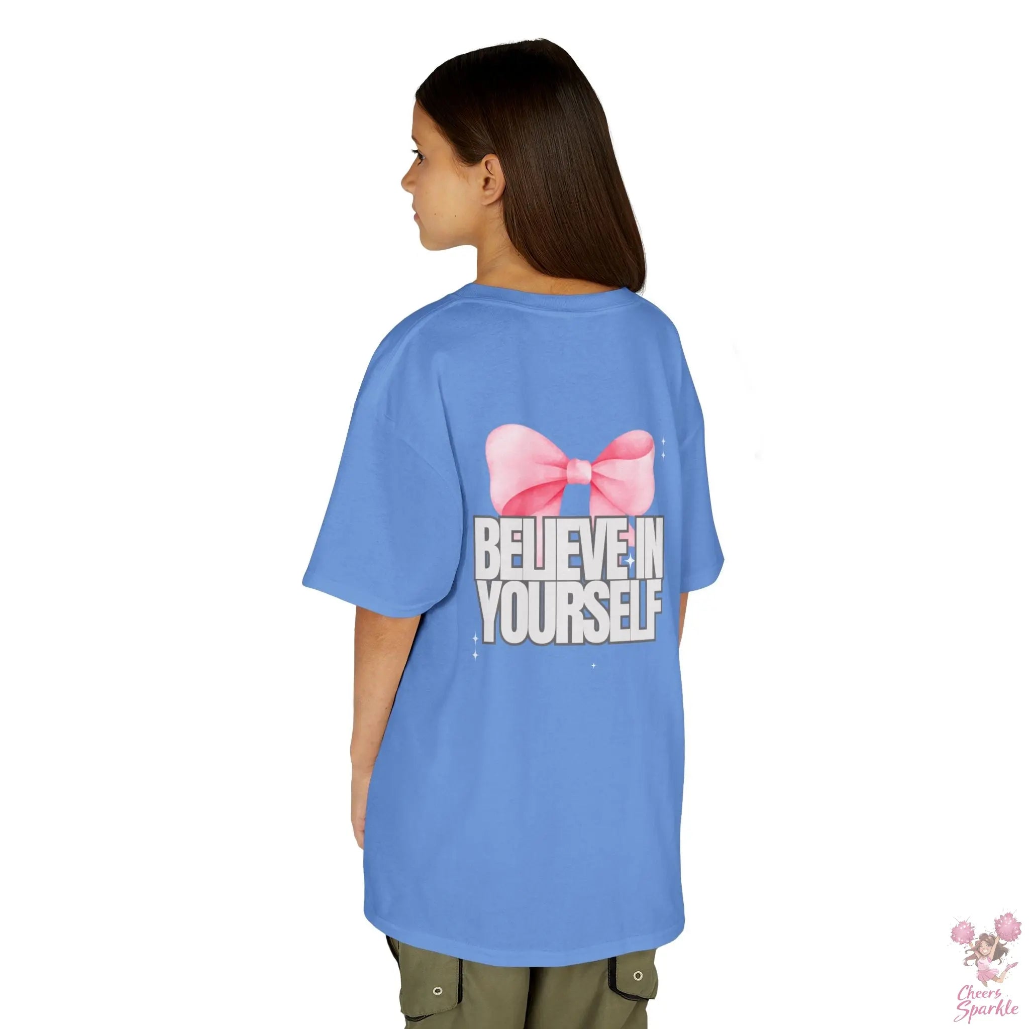 Kinder T-Shirt "Believe in Yourself" Cheers and Sparkle