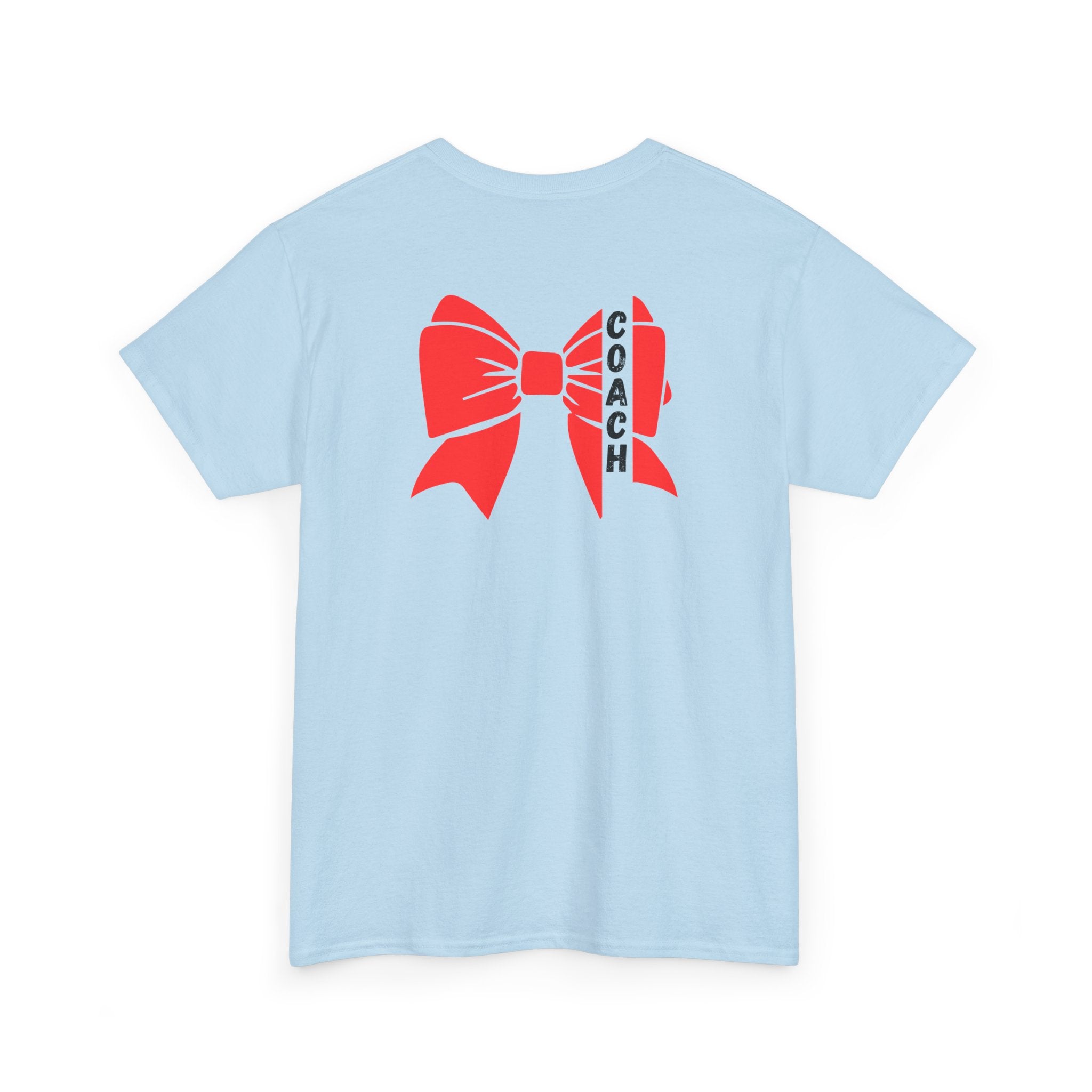 Cheer Coach T-Shirt mit Roter Bow