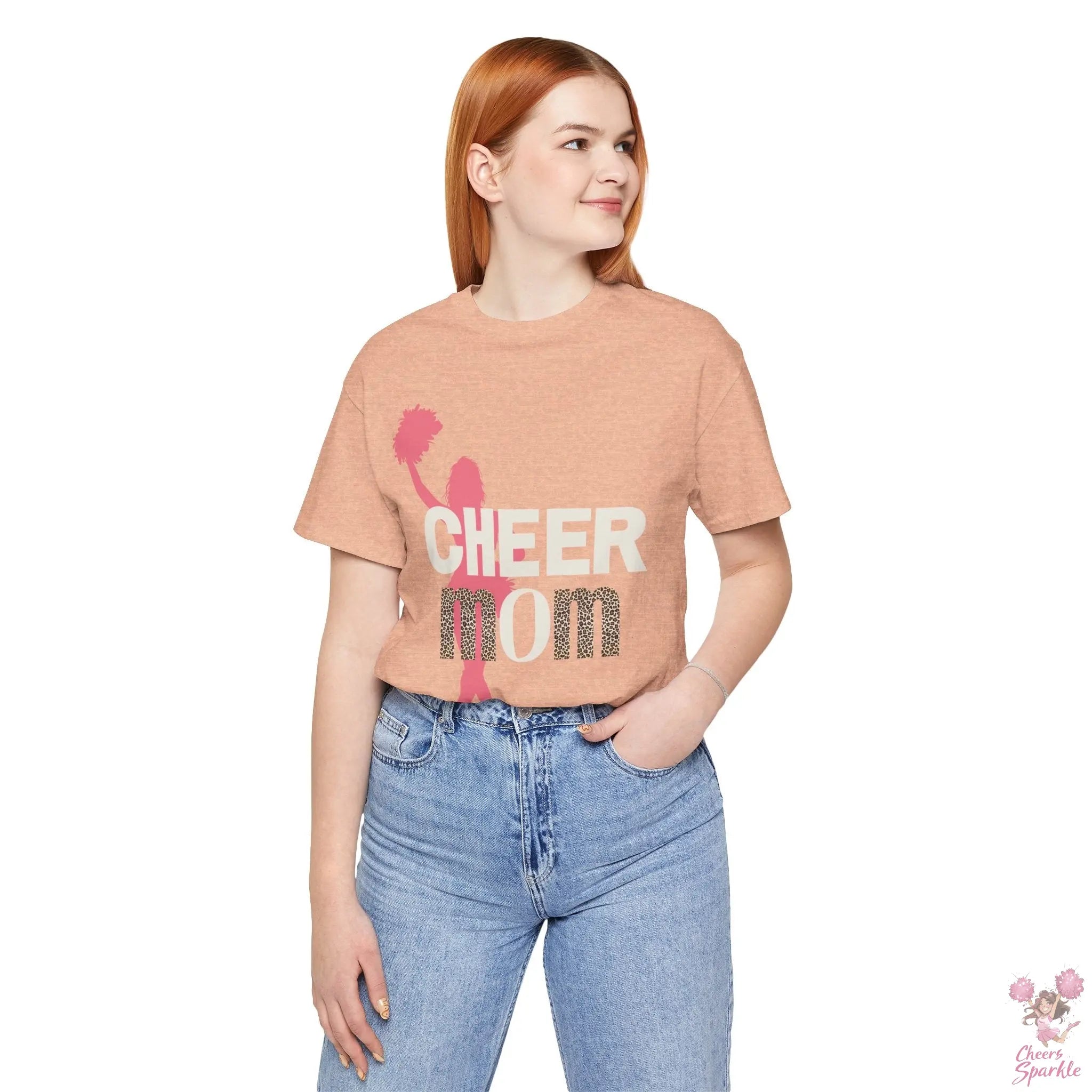Cheer Mom T-Shirt Cheers and Sparkle