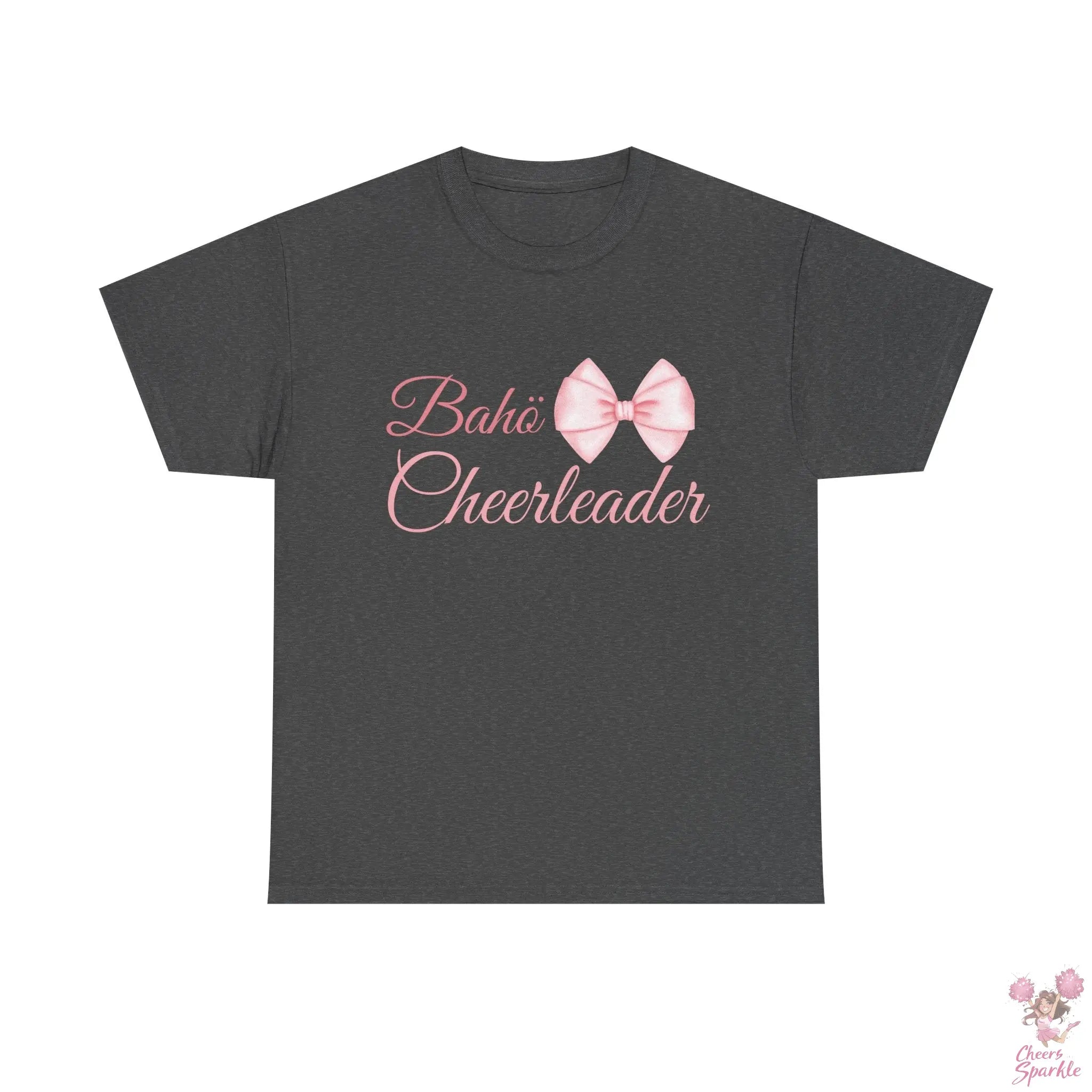 Cheerleader T-Shirt mit Schleifen-Design Printify
