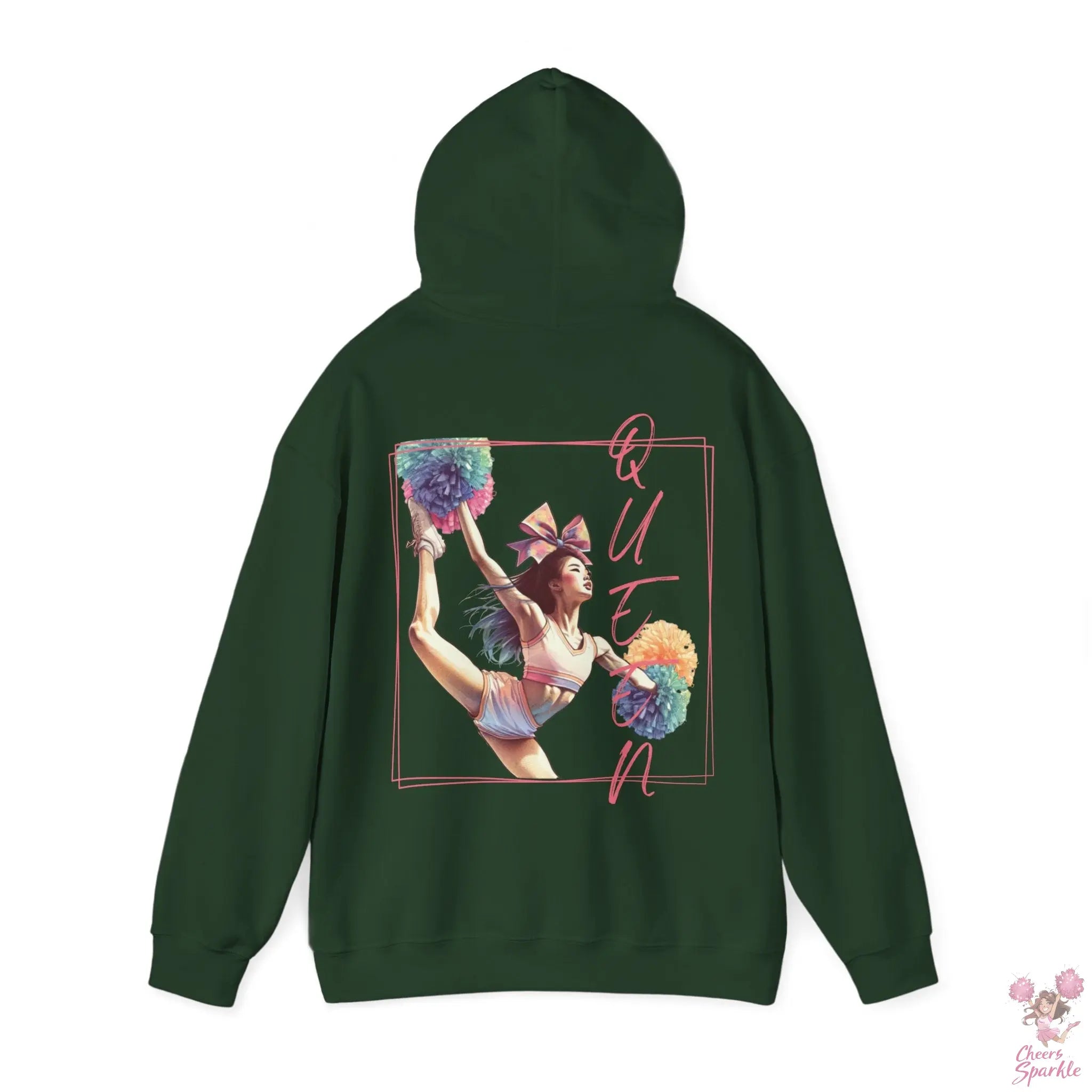 Stylische Cheerleader-Hoodie Cheers and Sparkle