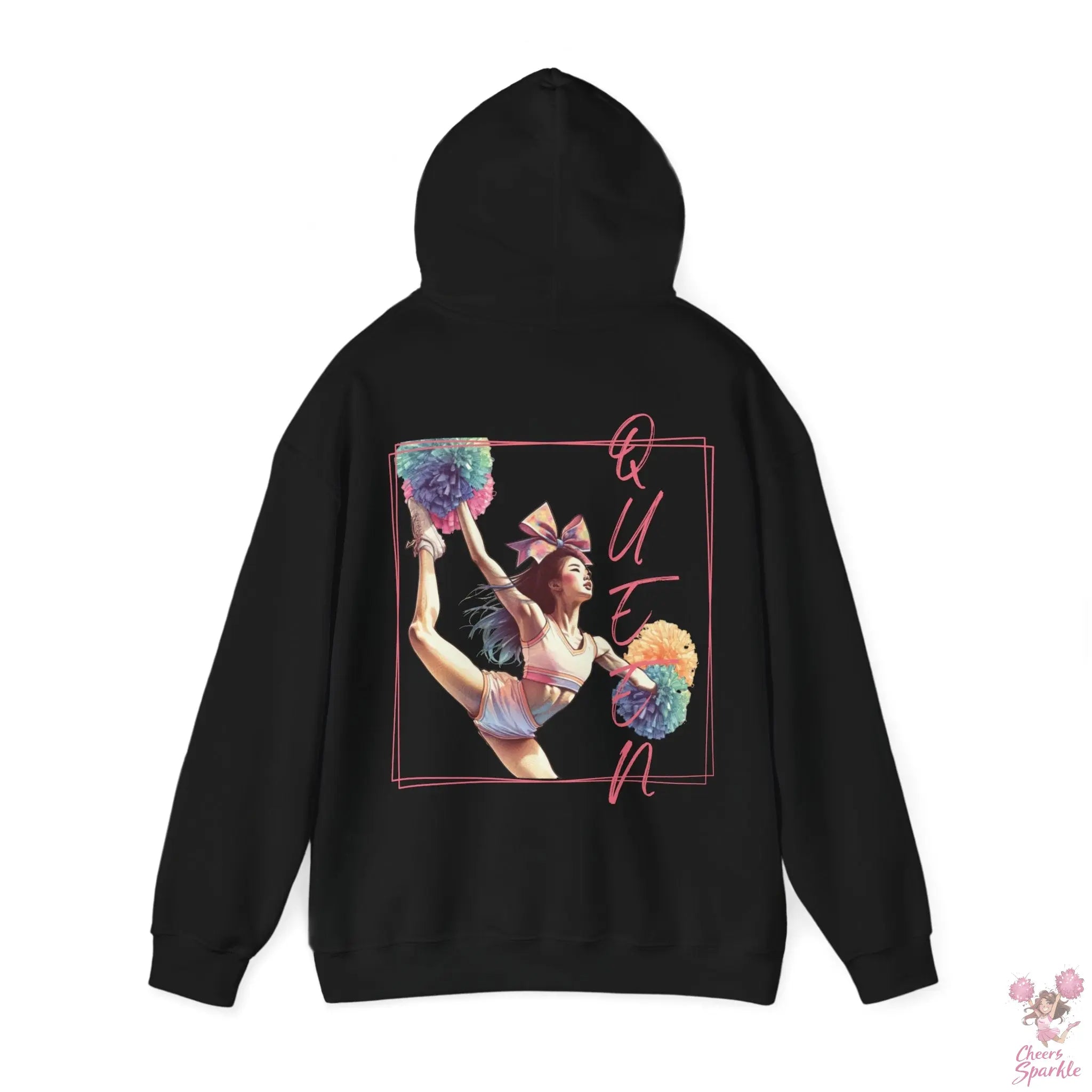 Stylische Cheerleader-Hoodie Cheers and Sparkle