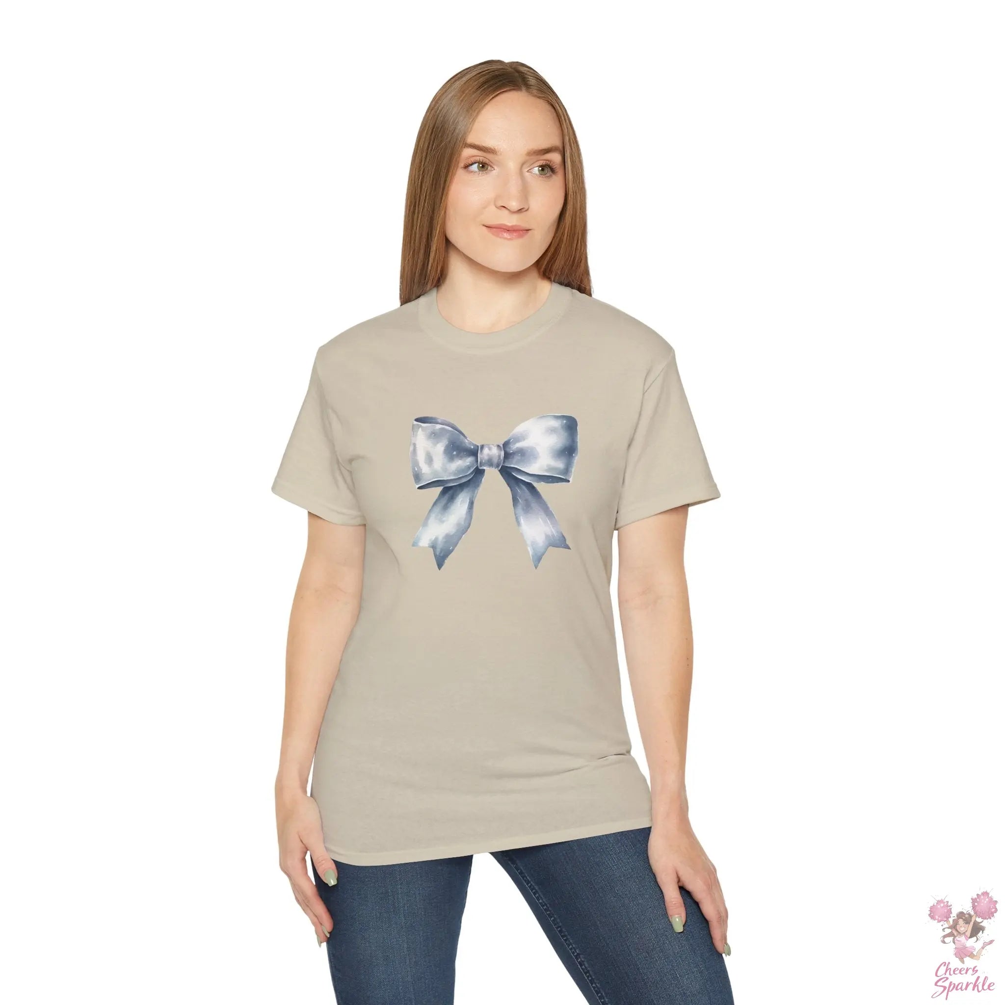 T-Shirt mit Bow Cheers and Sparkle