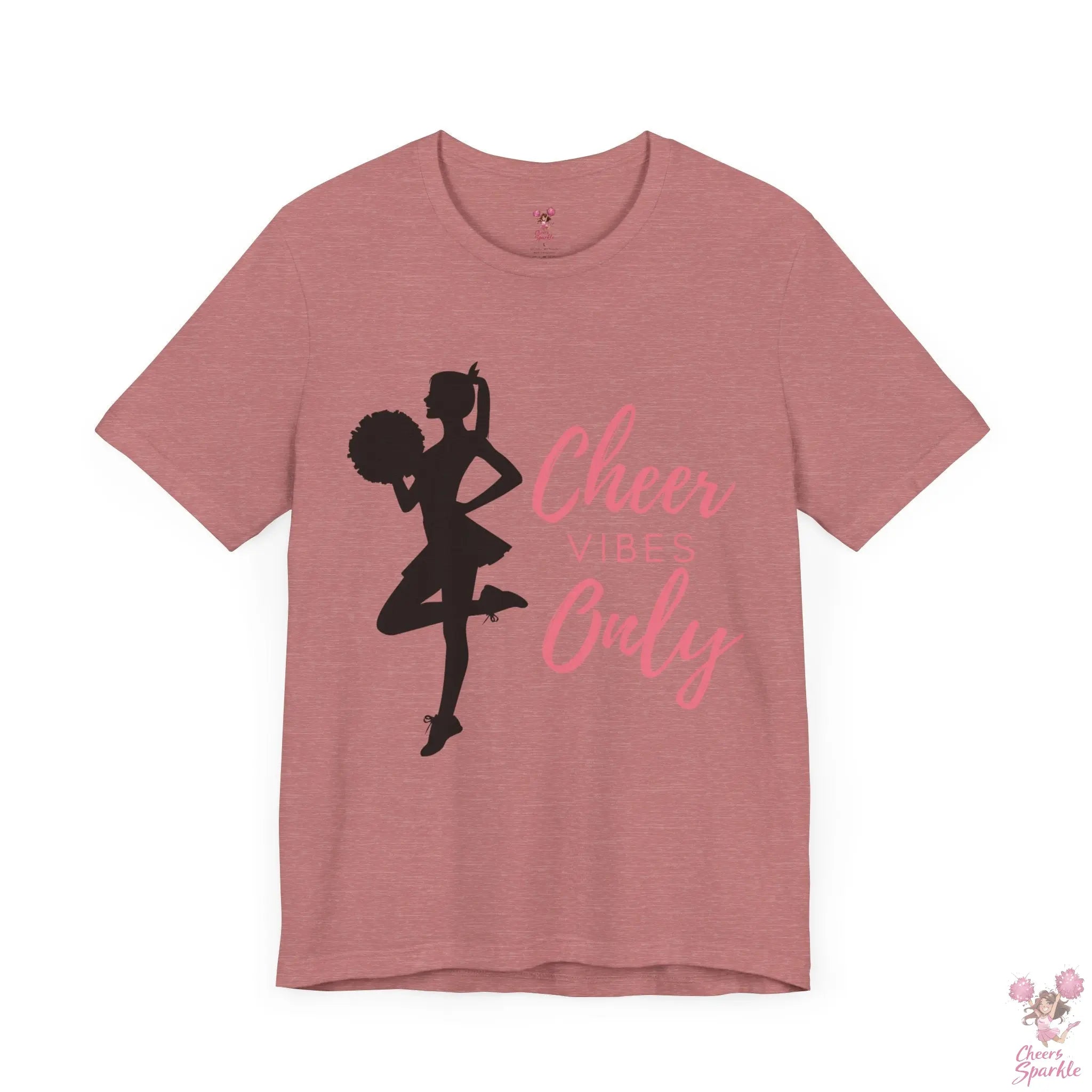 "Cheer Vibes Only" T-Shirt Cheers and Sparkle