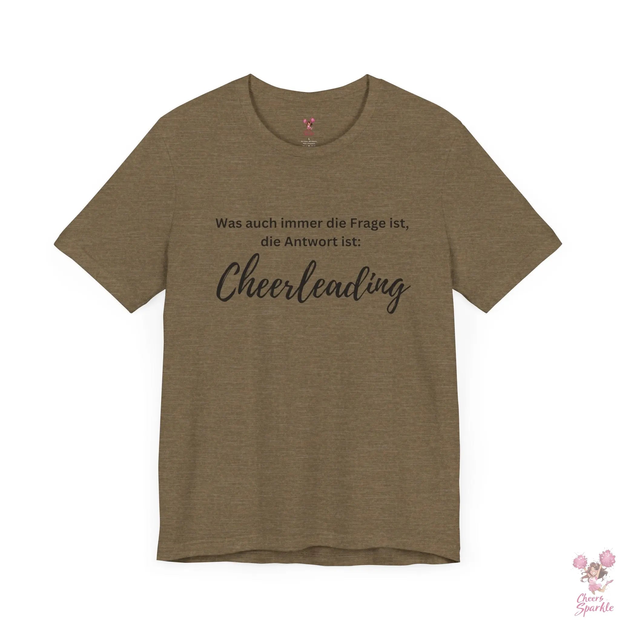 Tshirt - frecher Spruch für Cheerleader Cheers and Sparkle