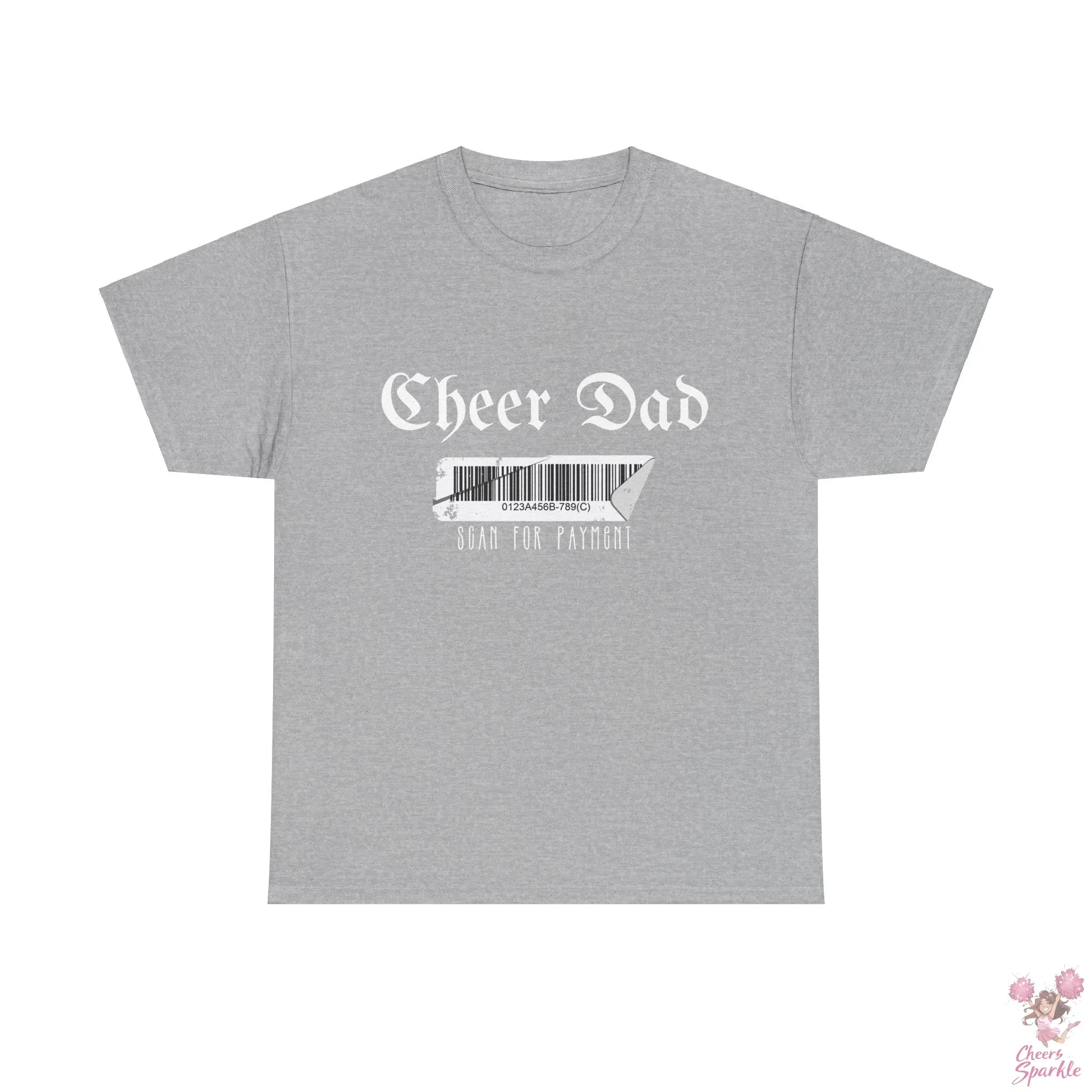 Cheer Dad Heavy Cotton T-Shirt Printify