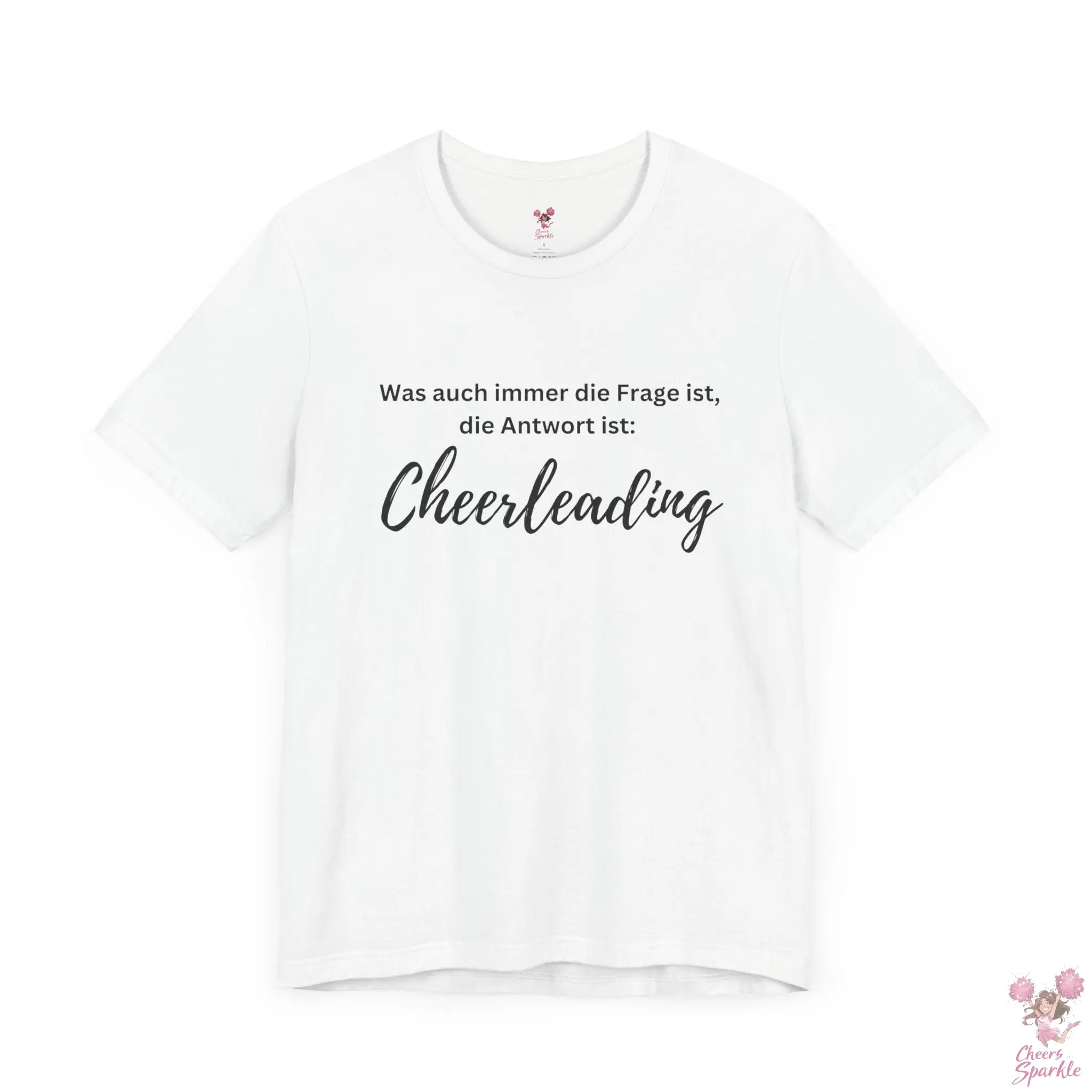 Tshirt - frecher Spruch für Cheerleader Cheers and Sparkle