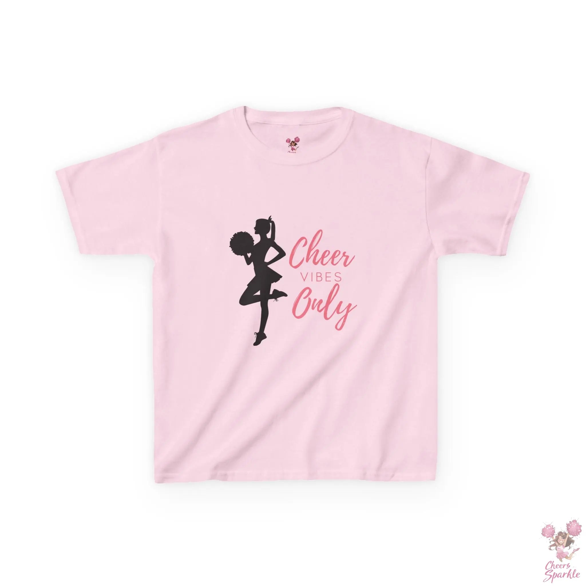 Kids "Cheer Vibes Only" T-Shirt Printify